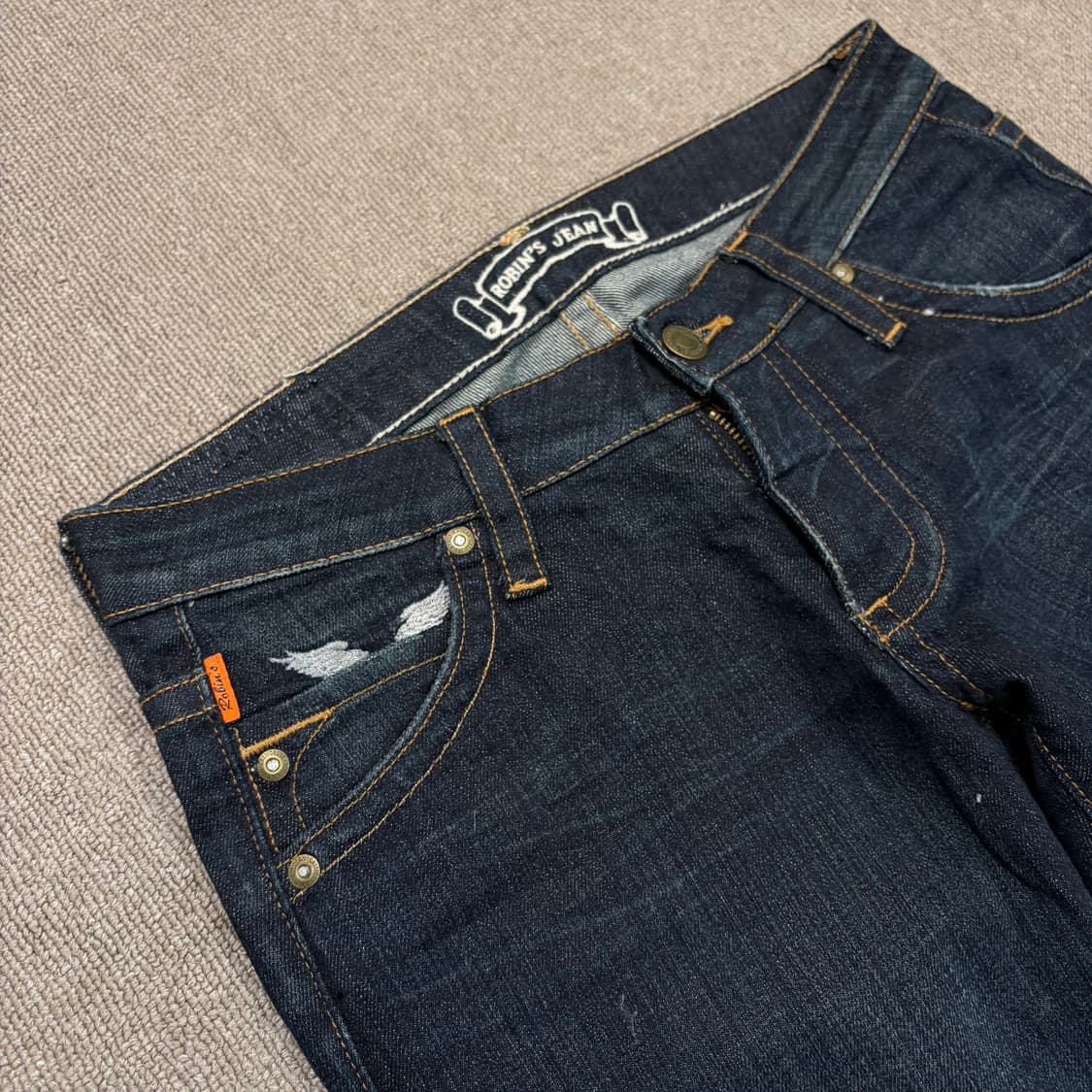 로빈스진 로빈슨진 y2k 부츠컷 데님 26 상품이미지3