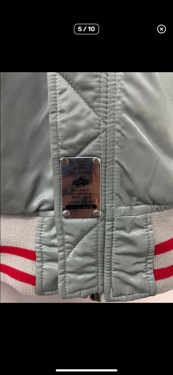 알파인더스트리 MA-1 수베니어 더블 드래곤 리버시블 자켓 A3214 상품이미지6