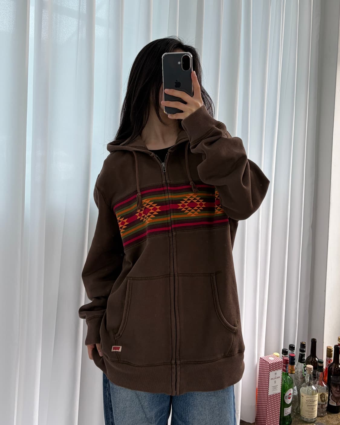 [L]리바이스 Levi's 아즈텍 나바호 기모 후드집업  상품이미지1