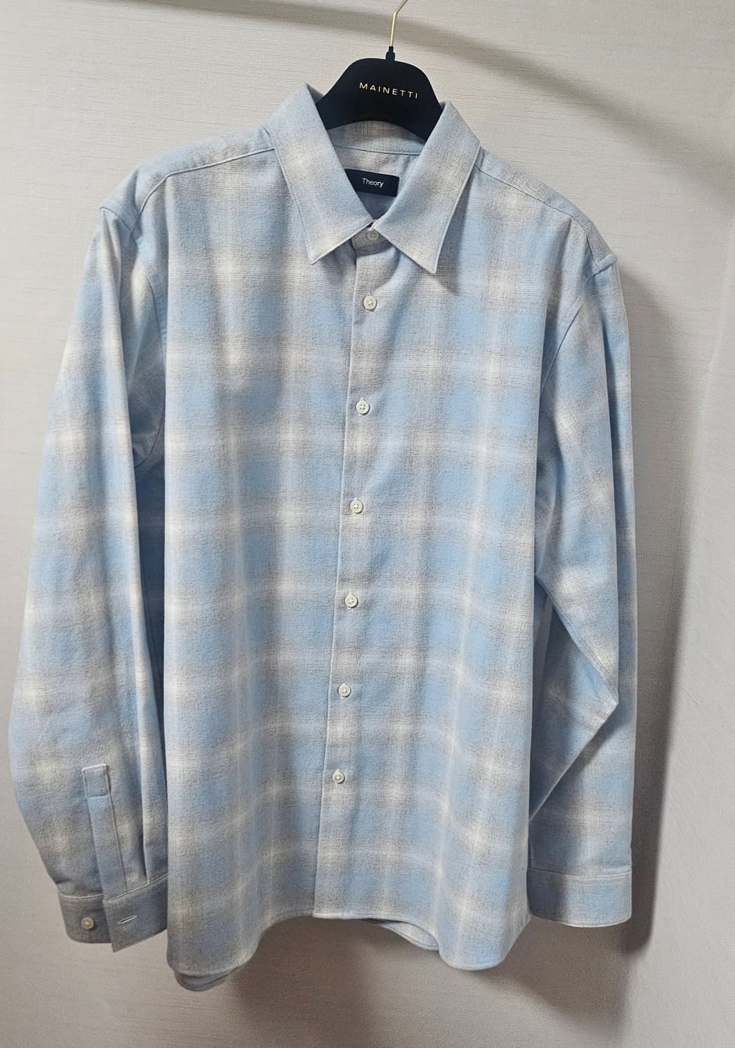 띠어리 플란넬 체크 셔츠 상품이미지1