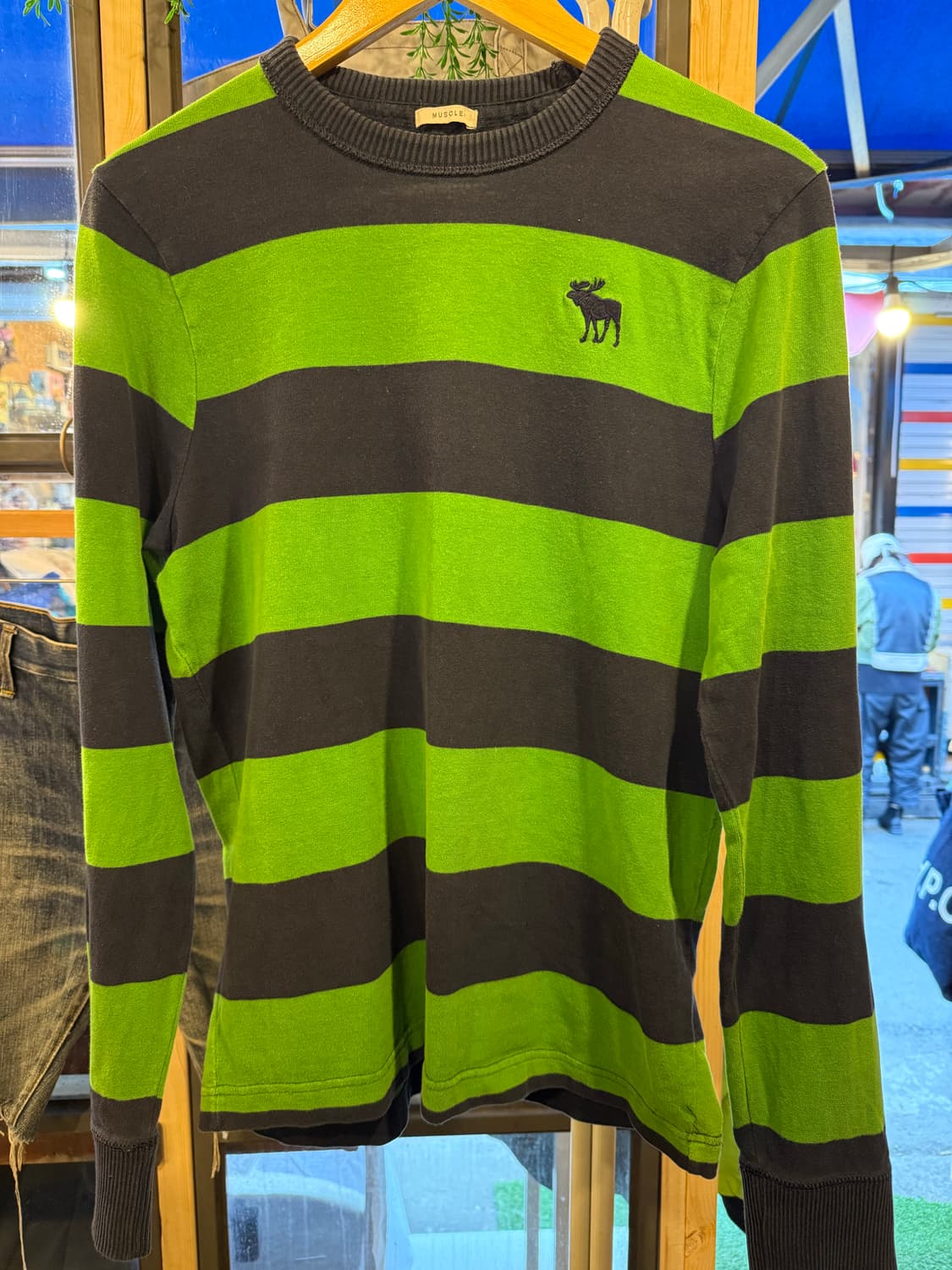 아베크롬비 초남 스트라이프 롱슬리브 상품이미지1