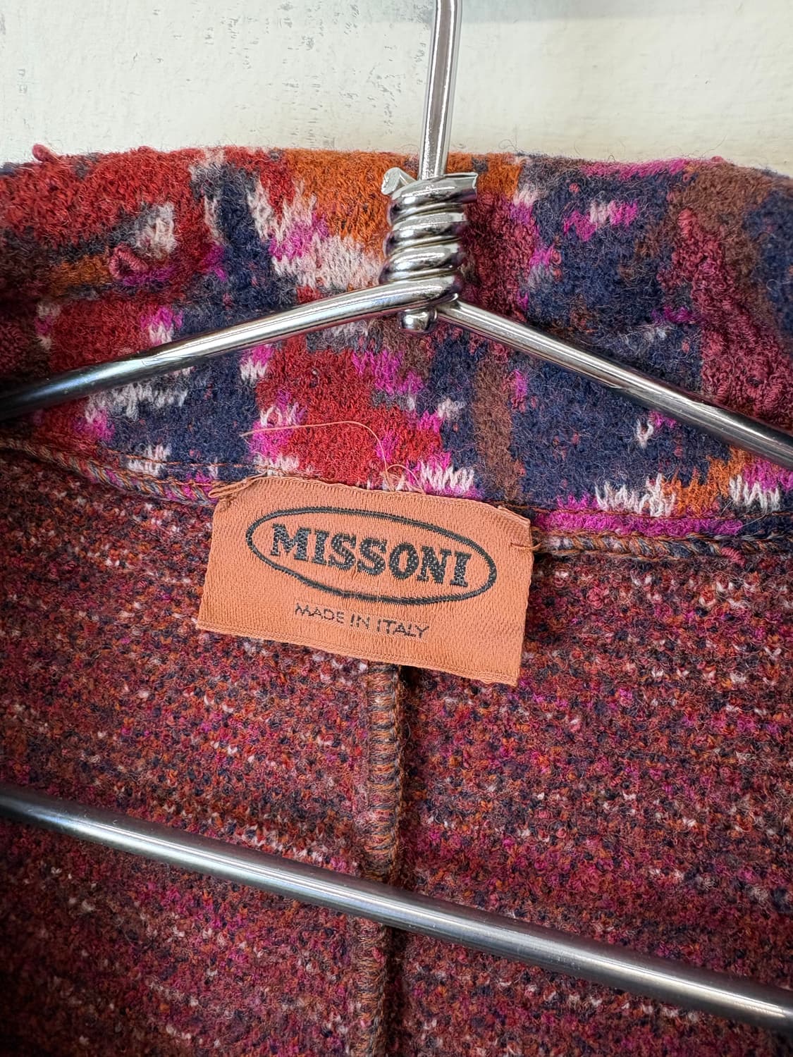 미쏘니 90s 빈티지 글리터 니트 코트 상품이미지6