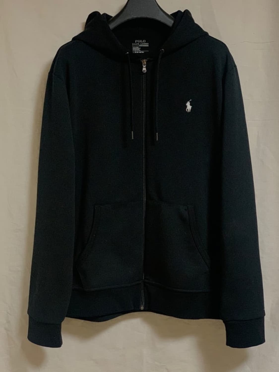 폴로 후드집업 블랙 상품이미지1