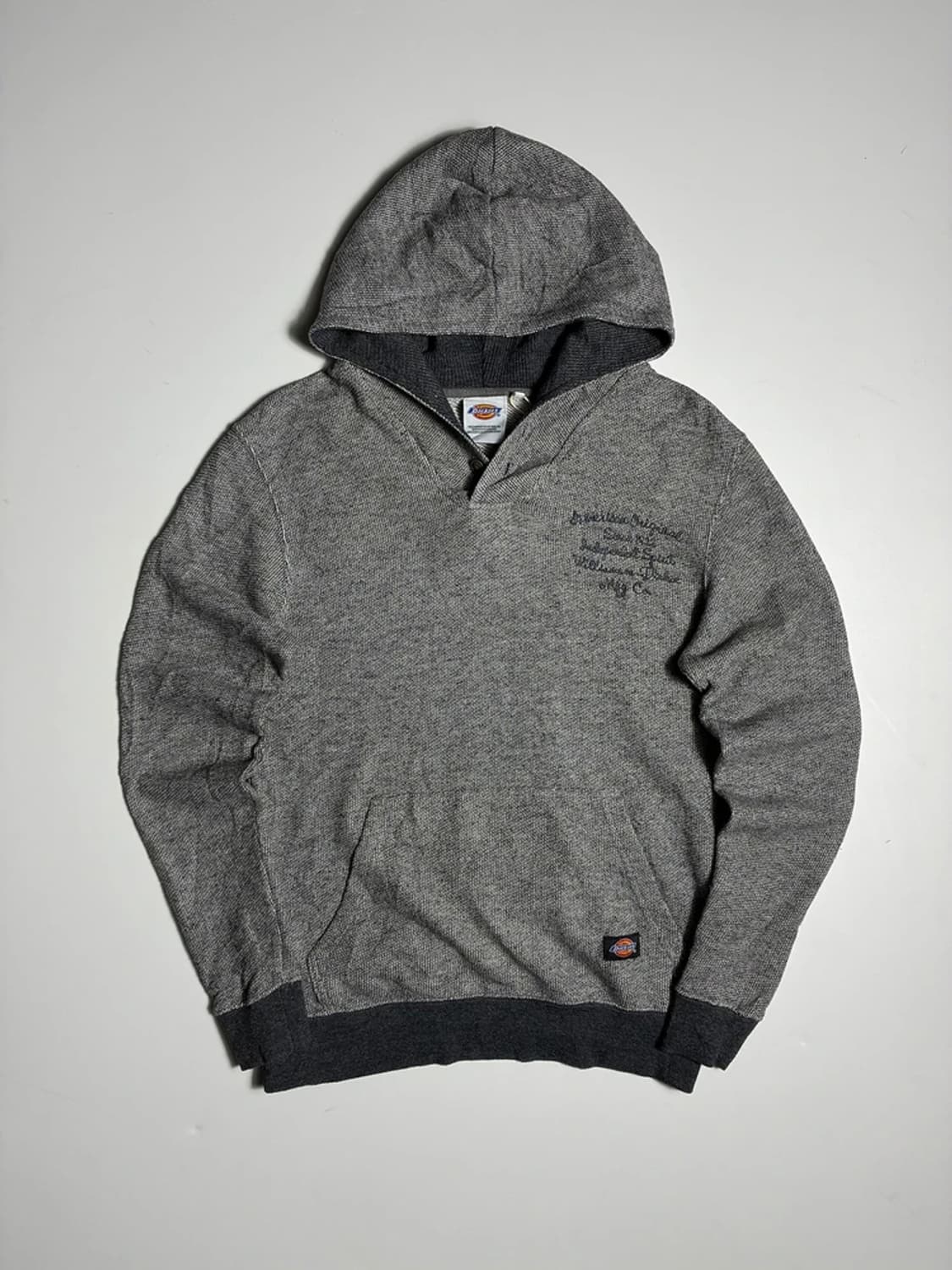 디키즈 Dickies 자수 레터링 버튼 후드티 R1924 상품이미지1