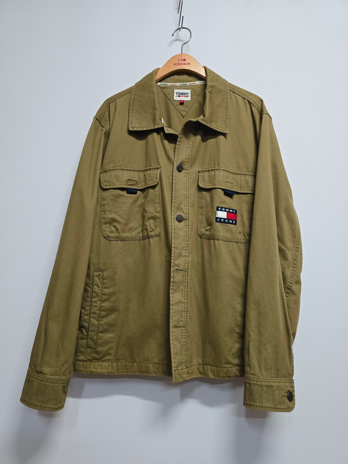 타미진 카키색 워크 자켓 상품이미지1
