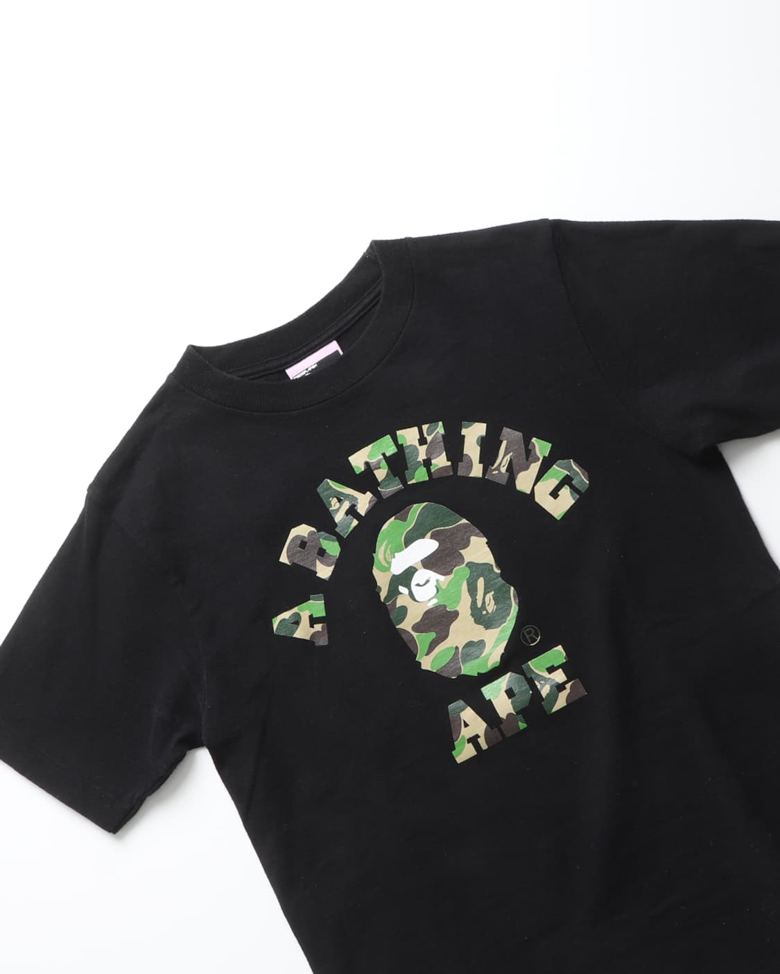 베이프 A BATHING APE Camo College Tee 상품이미지4