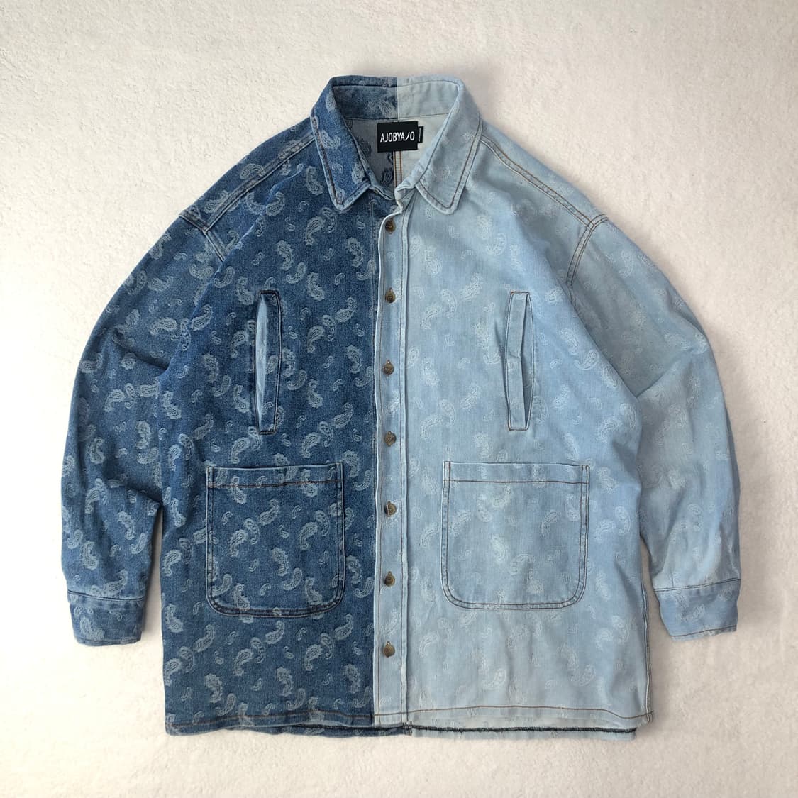 아조바이아조 페이즐리 데님자켓 상품이미지1