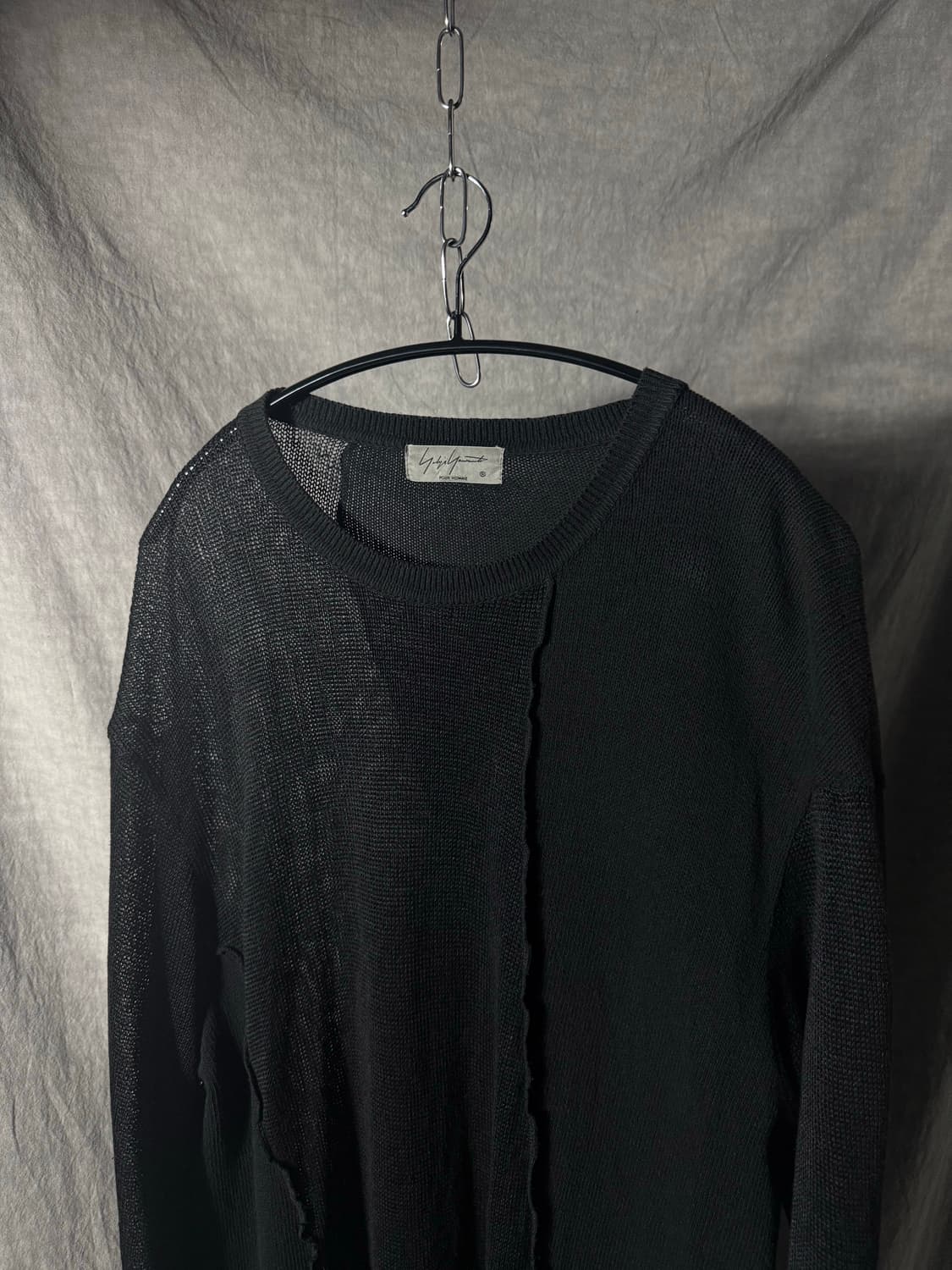 Yohji Yamamoto POUR HOMME Cut-Out Knit 상품이미지3