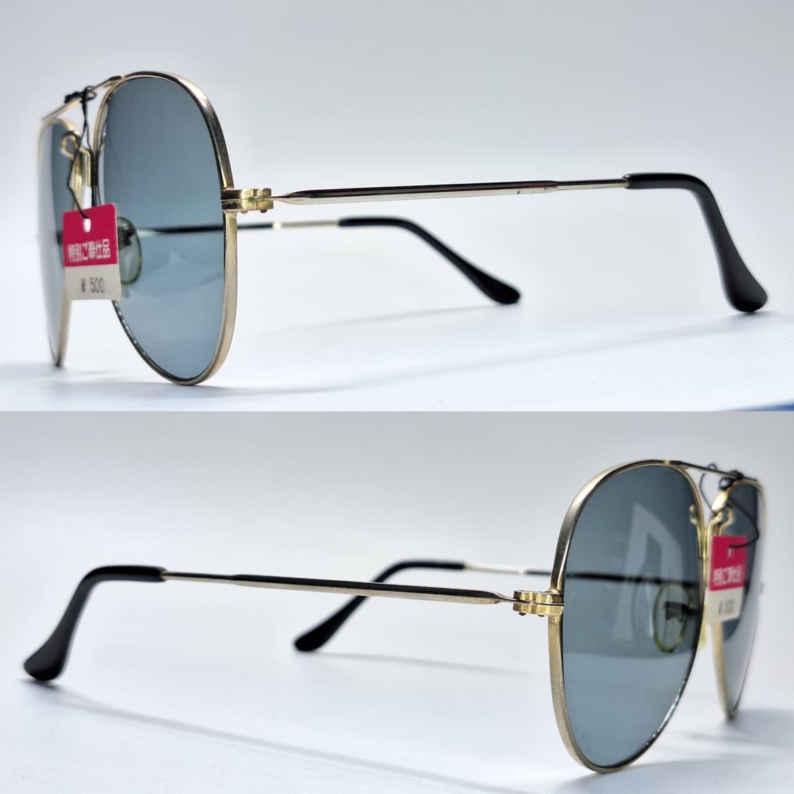 80s 일본 빈티지 데드스톡 미사용/파일럿 에비에이터 선글라스 클래식 상품이미지9