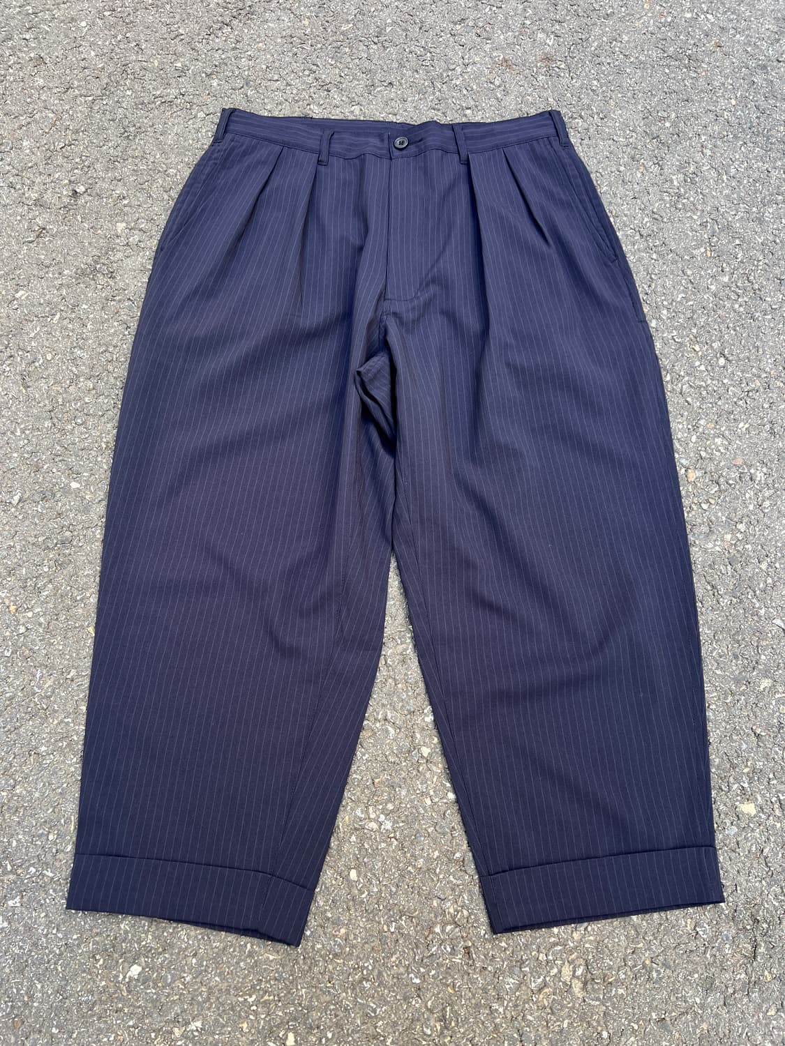 BEAMS SSZ STRIPE WIDE PANTS 빔즈ssz스트라이프팬츠 상품이미지1