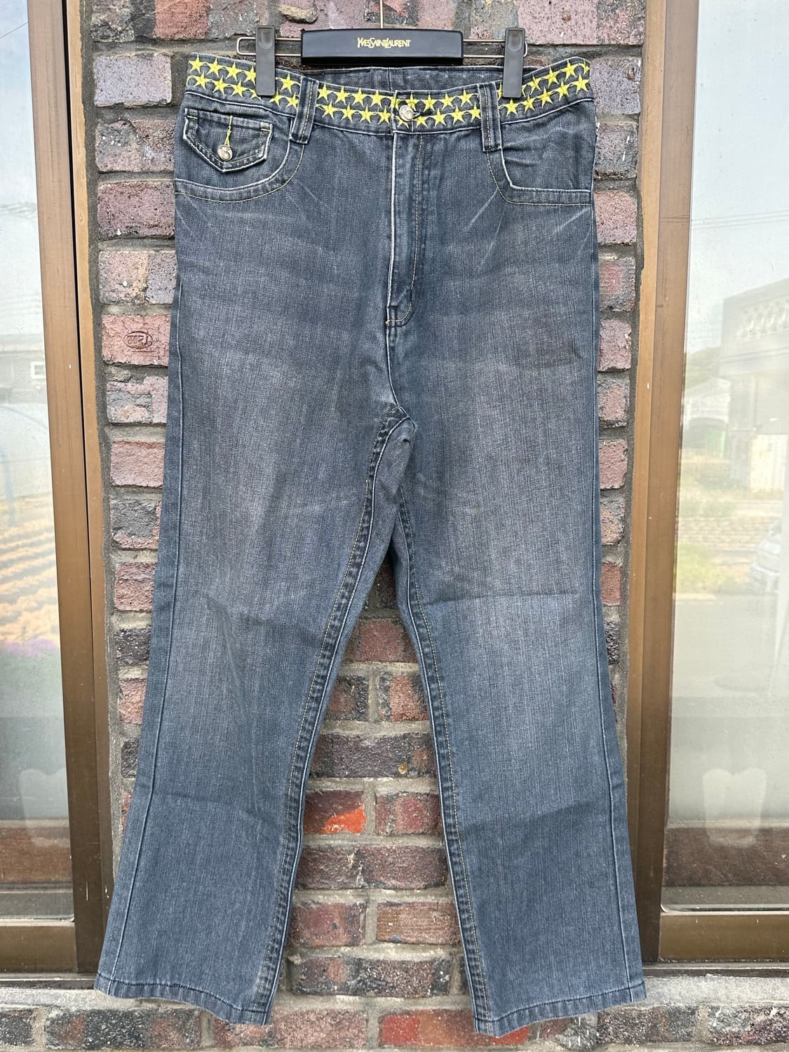 아카데믹스 별 자수 청바지 상품이미지2