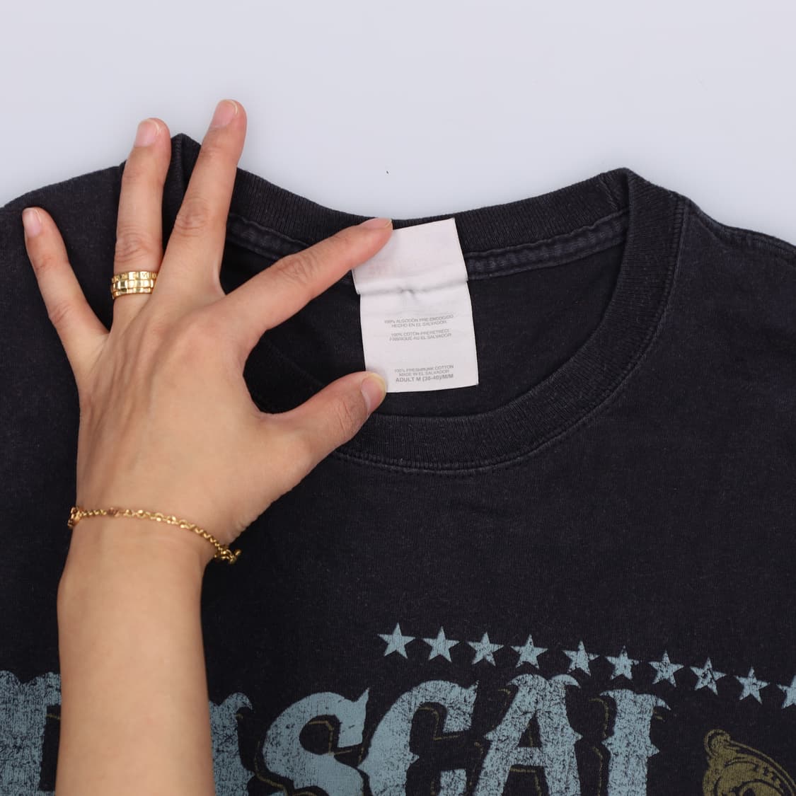 M 90s Hanes 래스칼 반팔 티 0429H 상품이미지4