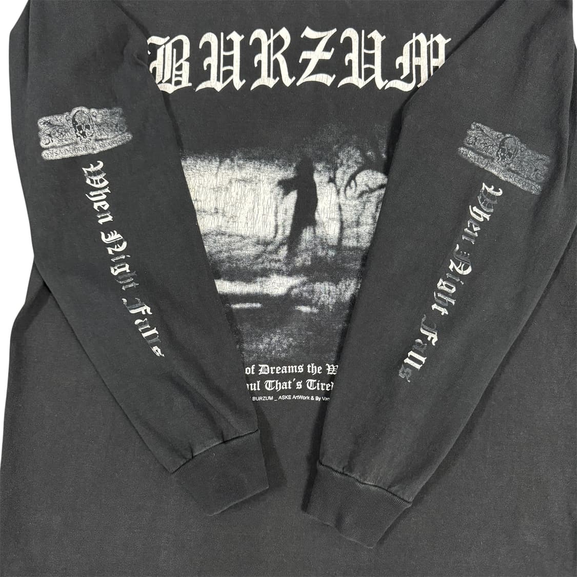 빈티지 2004 Burzum 버즘 블랙메탈 롱슬리브 티셔츠 상품이미지4