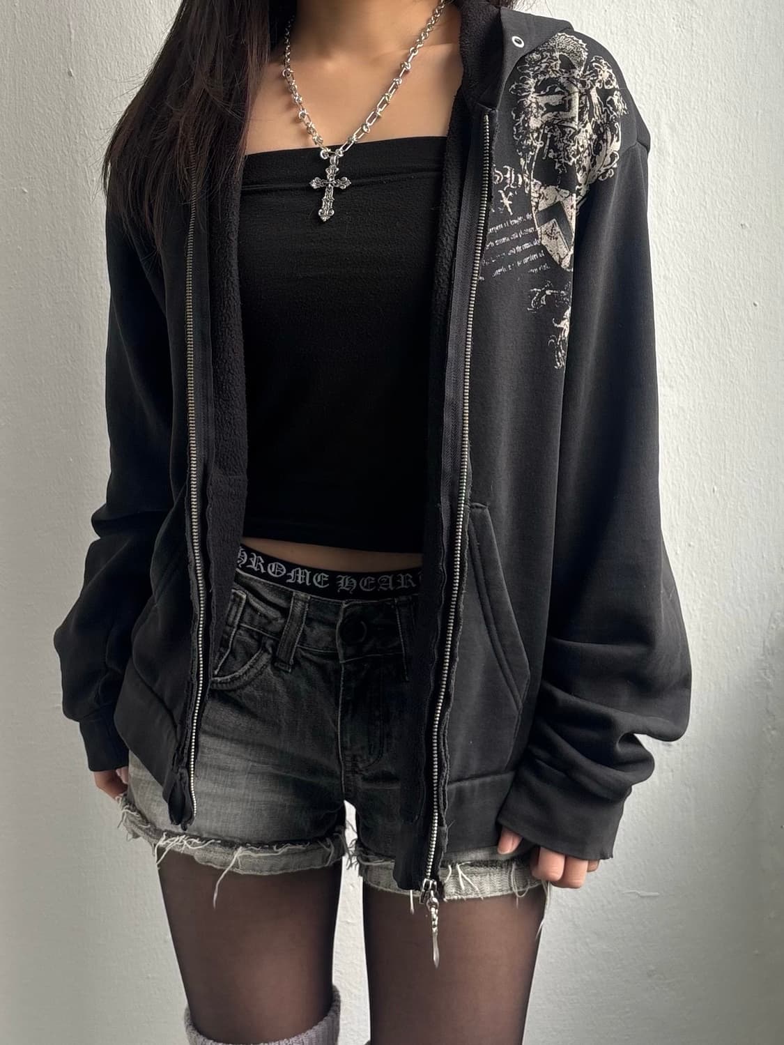 Vintage Graphic Hood Zip-Up 상품이미지8