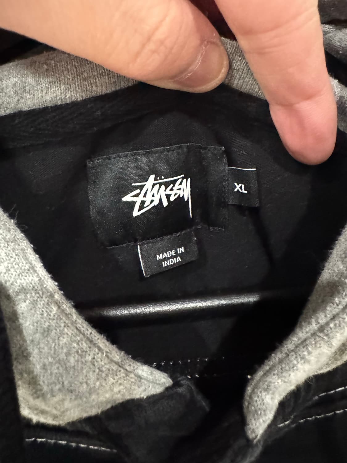 스투시 스트라이프 헤비져지 후드티 상품이미지5