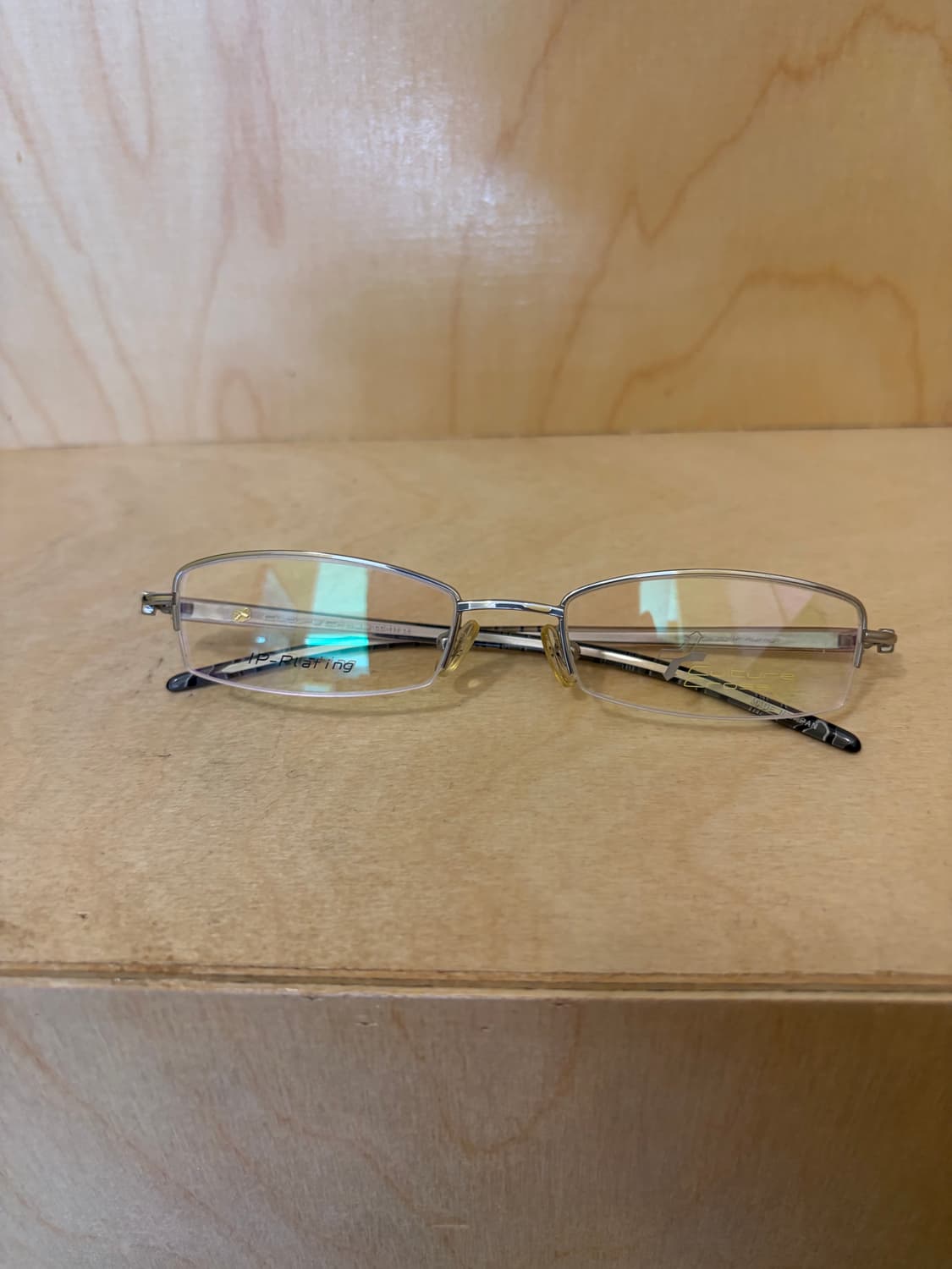 컬처 크로스 (Culture Cross) 실버 반무테 안경 상품이미지3