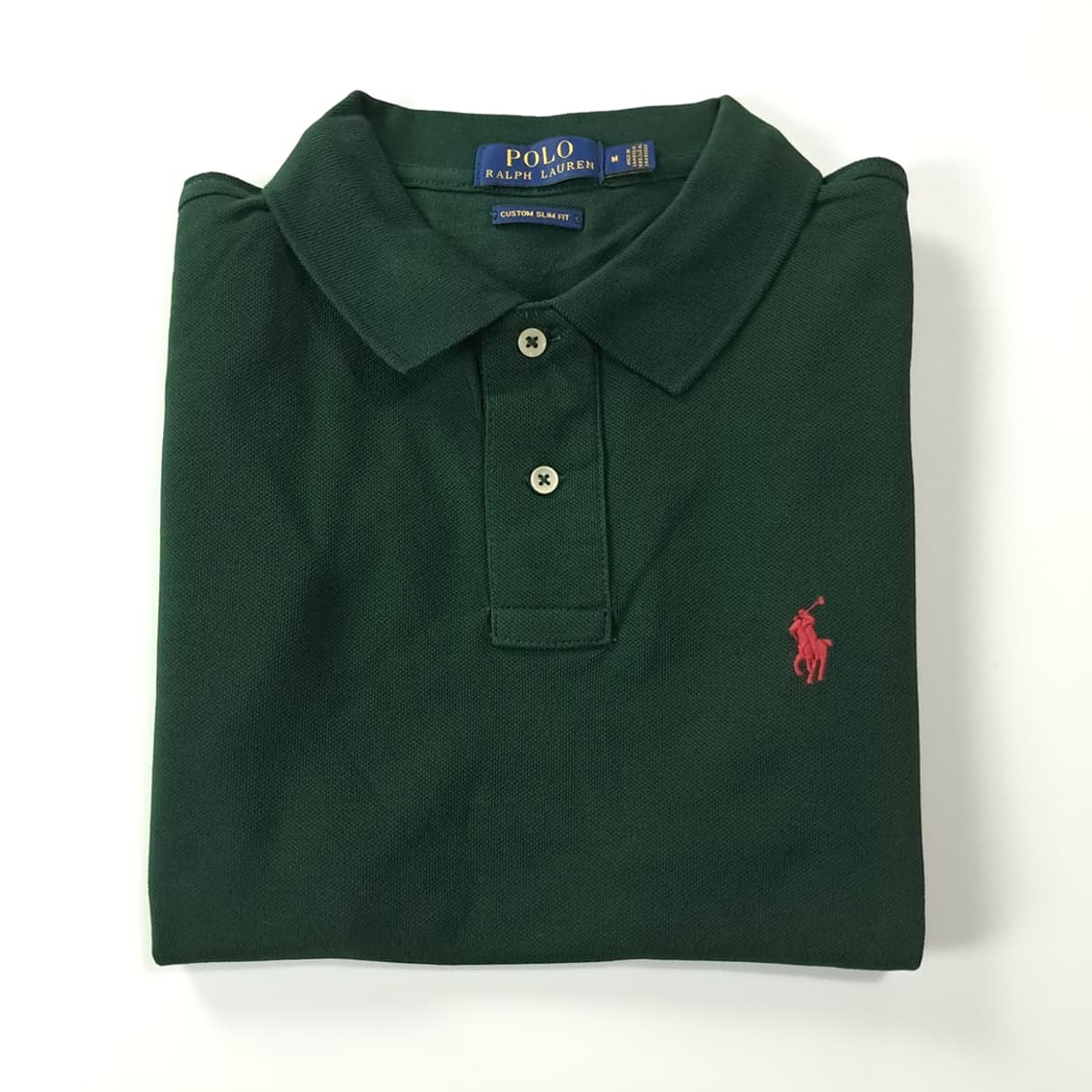CK177 M 폴로 레드포니 포레스트그린 반팔 메쉬 카라 티셔츠 상품이미지7