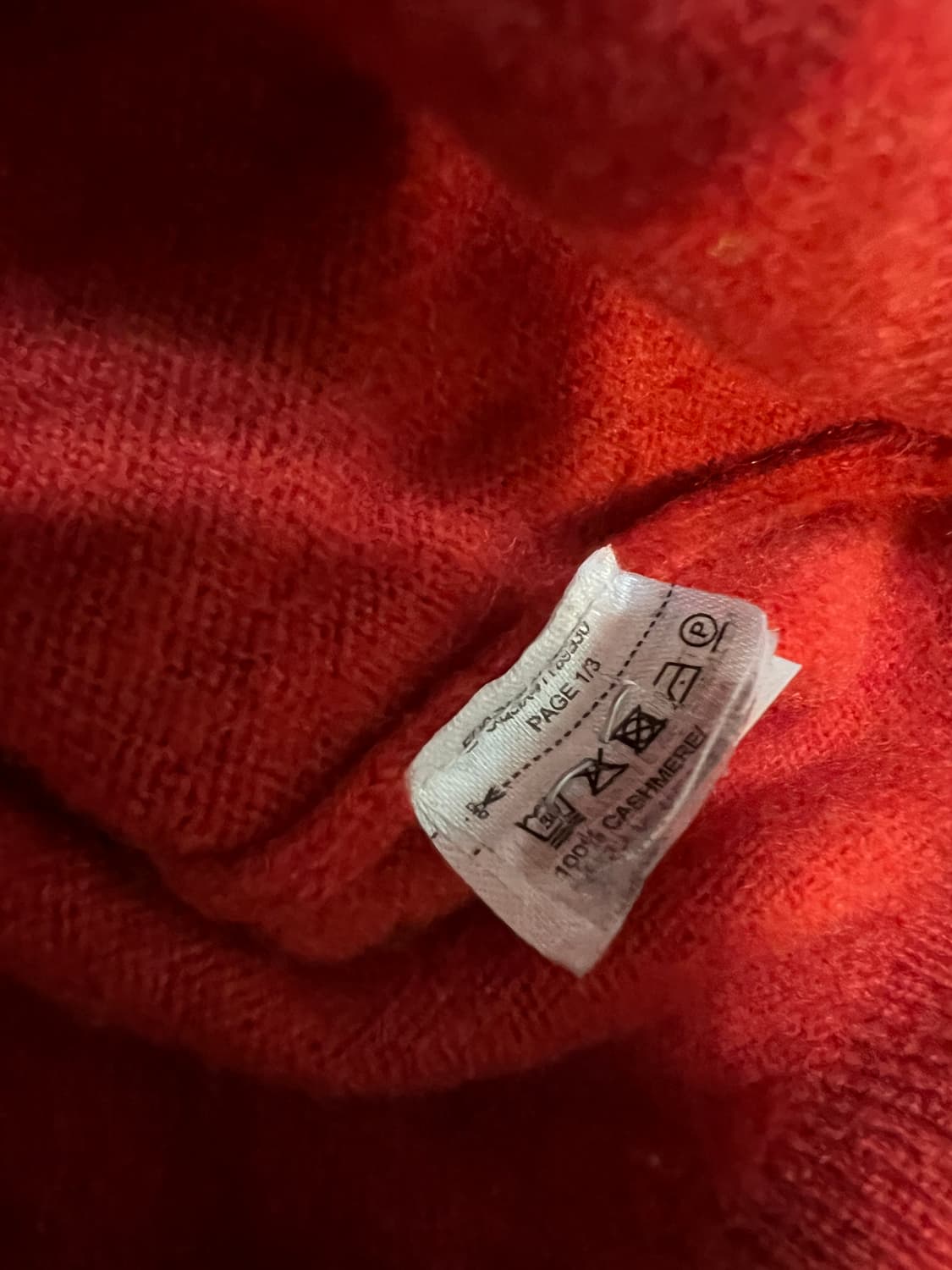 캐시미어 100 브이넥 니트 상품이미지4