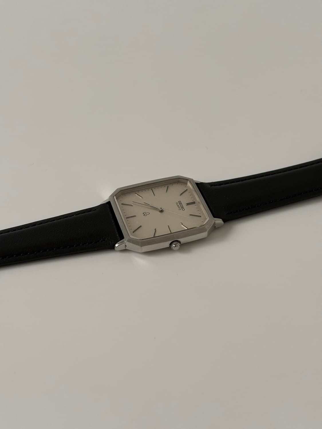 세이코 1980년대 Chariot 실버 탱크 쿼츠 남성 상품이미지6