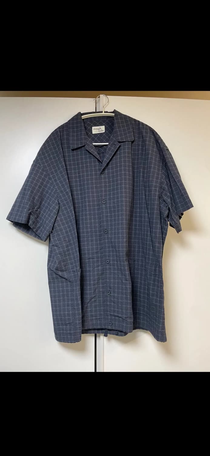 [1] 러프사이드 반팔 체크 셔츠 상품이미지1