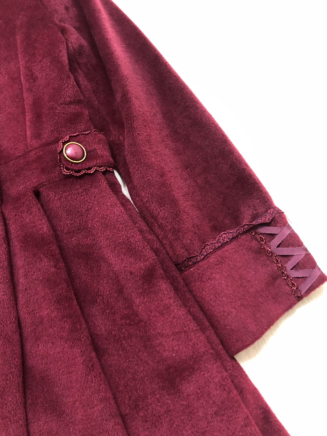 엑시즈팜 버건디 코트 히메갸루 라떼갸루 히메카지 모리걸 상품이미지2