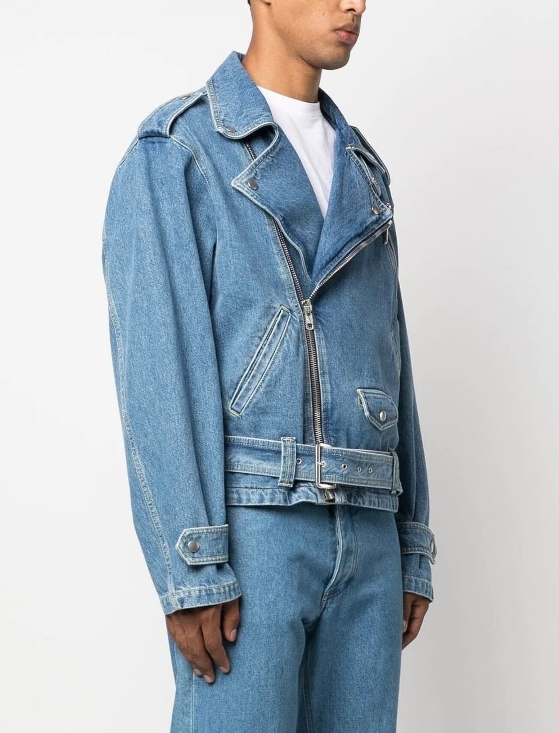Kenzo 니고 데님 라이더 자켓 L 상품이미지4