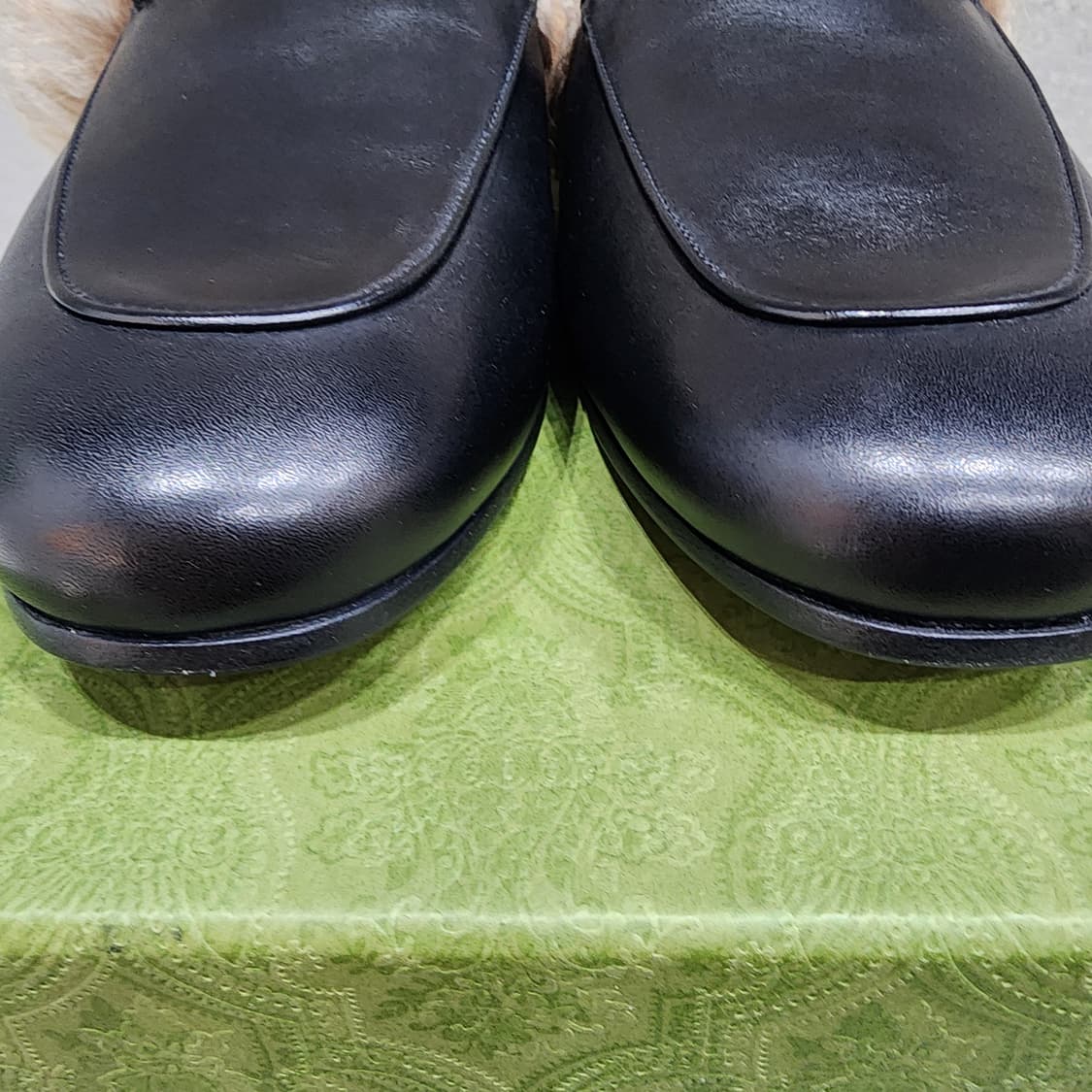 구찌 프린스타운 블랙 레더 7.5 새제품 상품이미지3