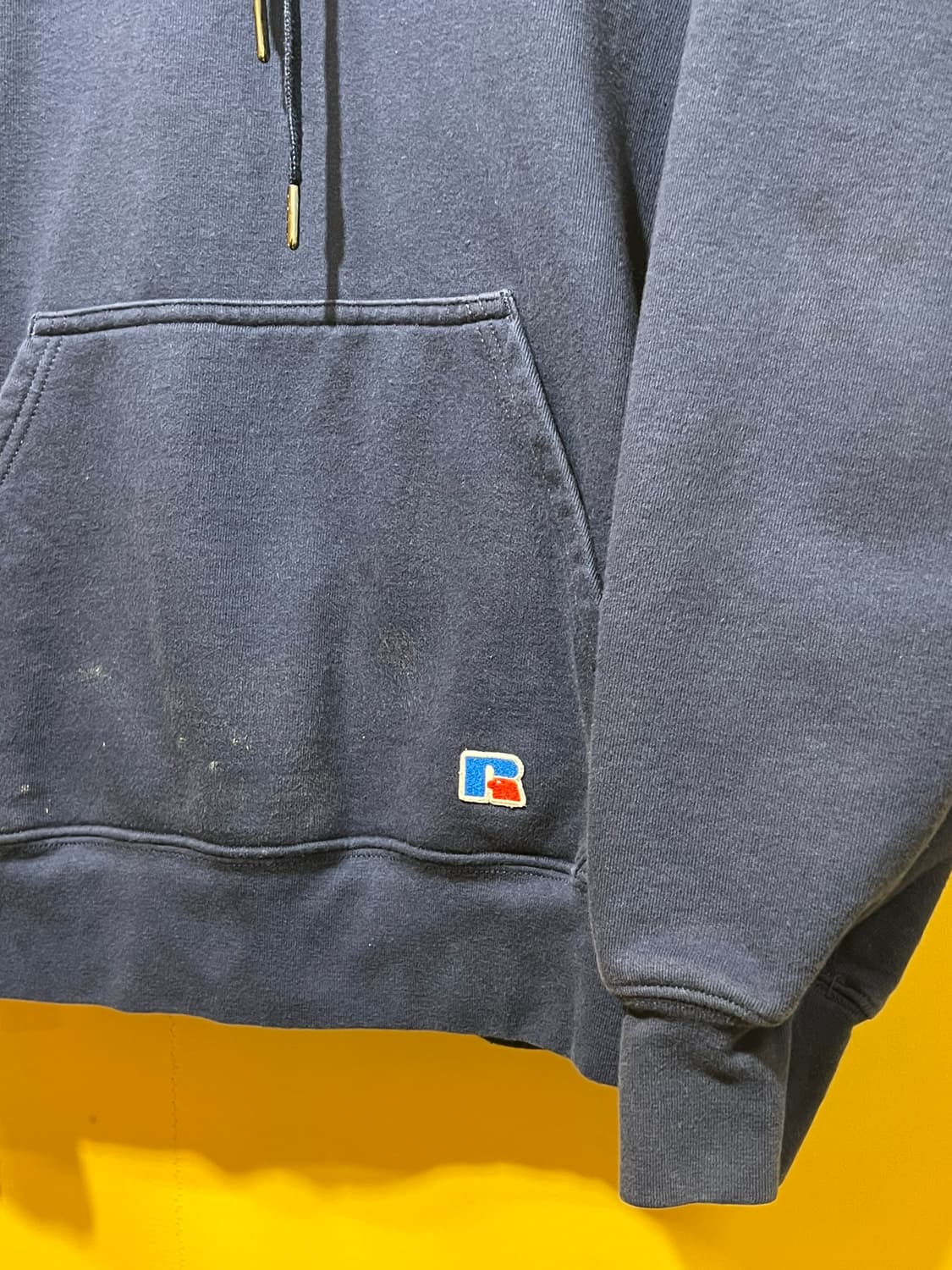 90s [S] 러셀 애슬레틱 후드 티셔츠 네이비 상품이미지5