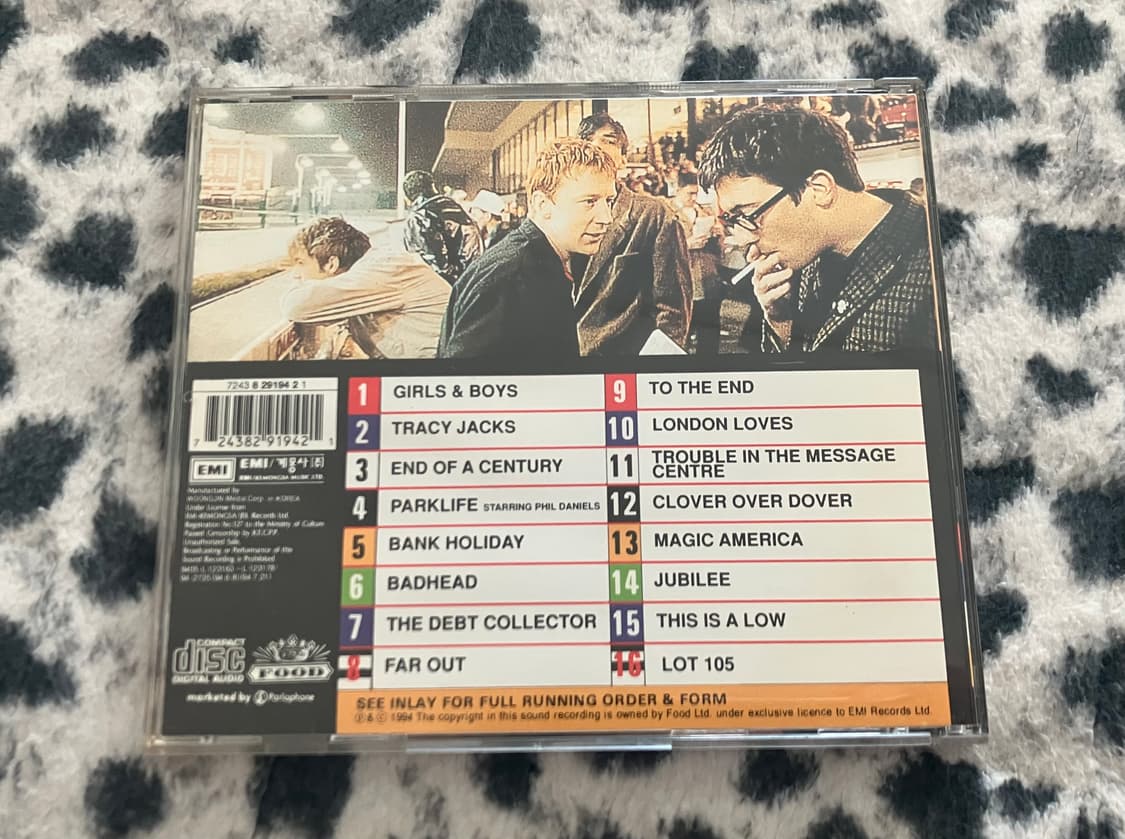 90년대 블러 Blur 3집 국내 라이센스 초판 CD 상품이미지7
