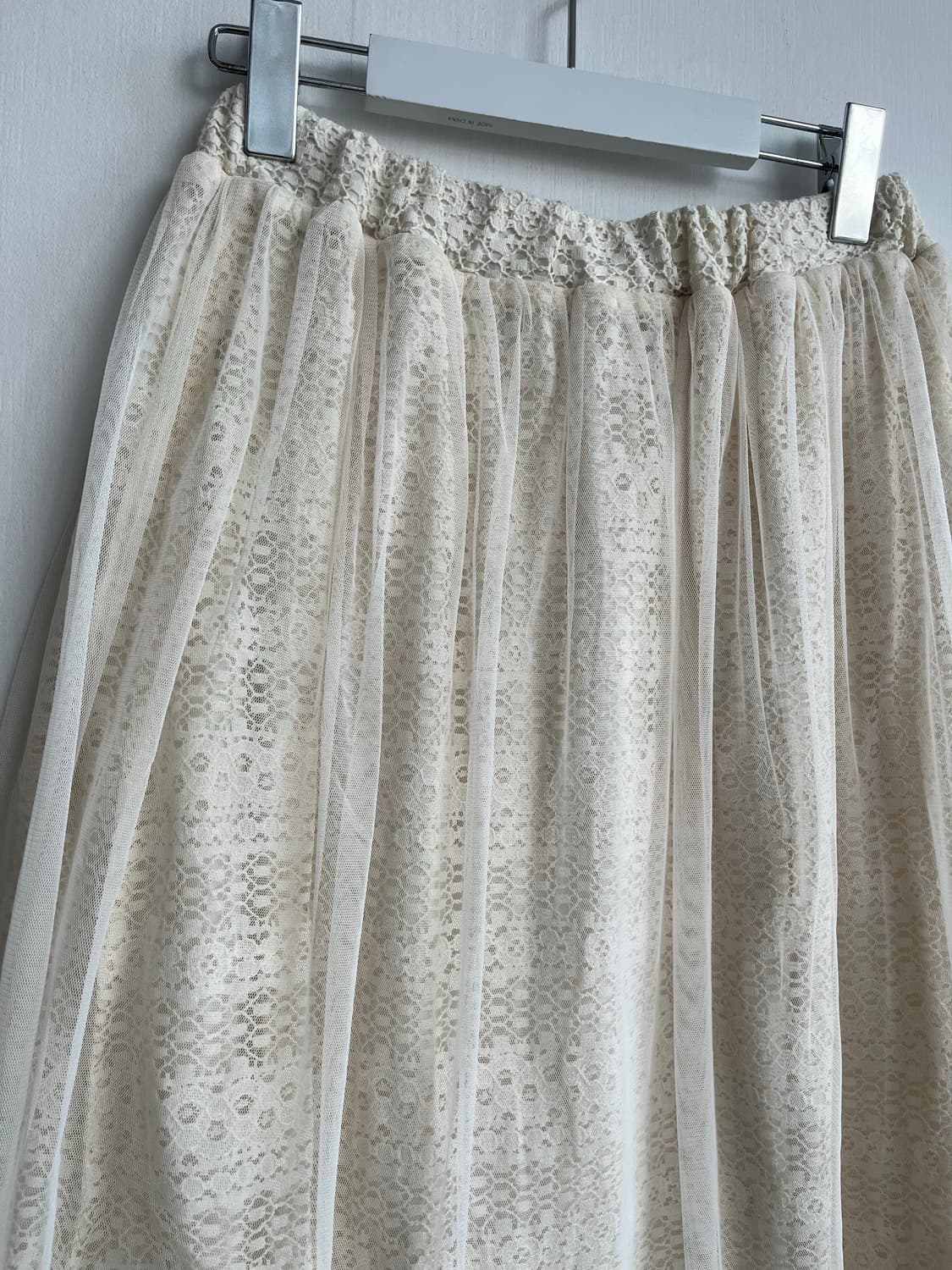 레이스 시스루 샤 스커트 상품이미지2