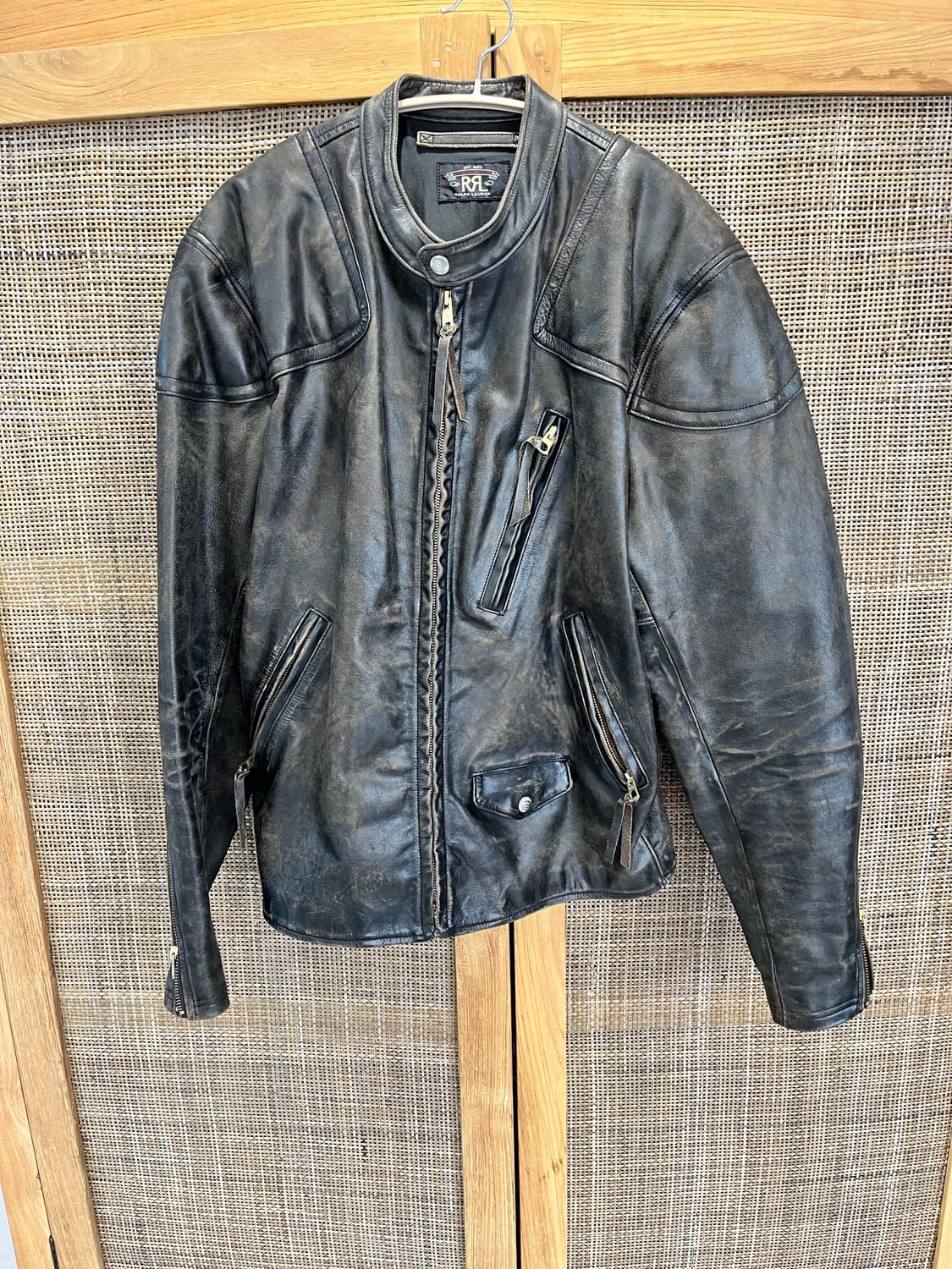 더블알엘 RRL 모토 레더 자켓 상품이미지1