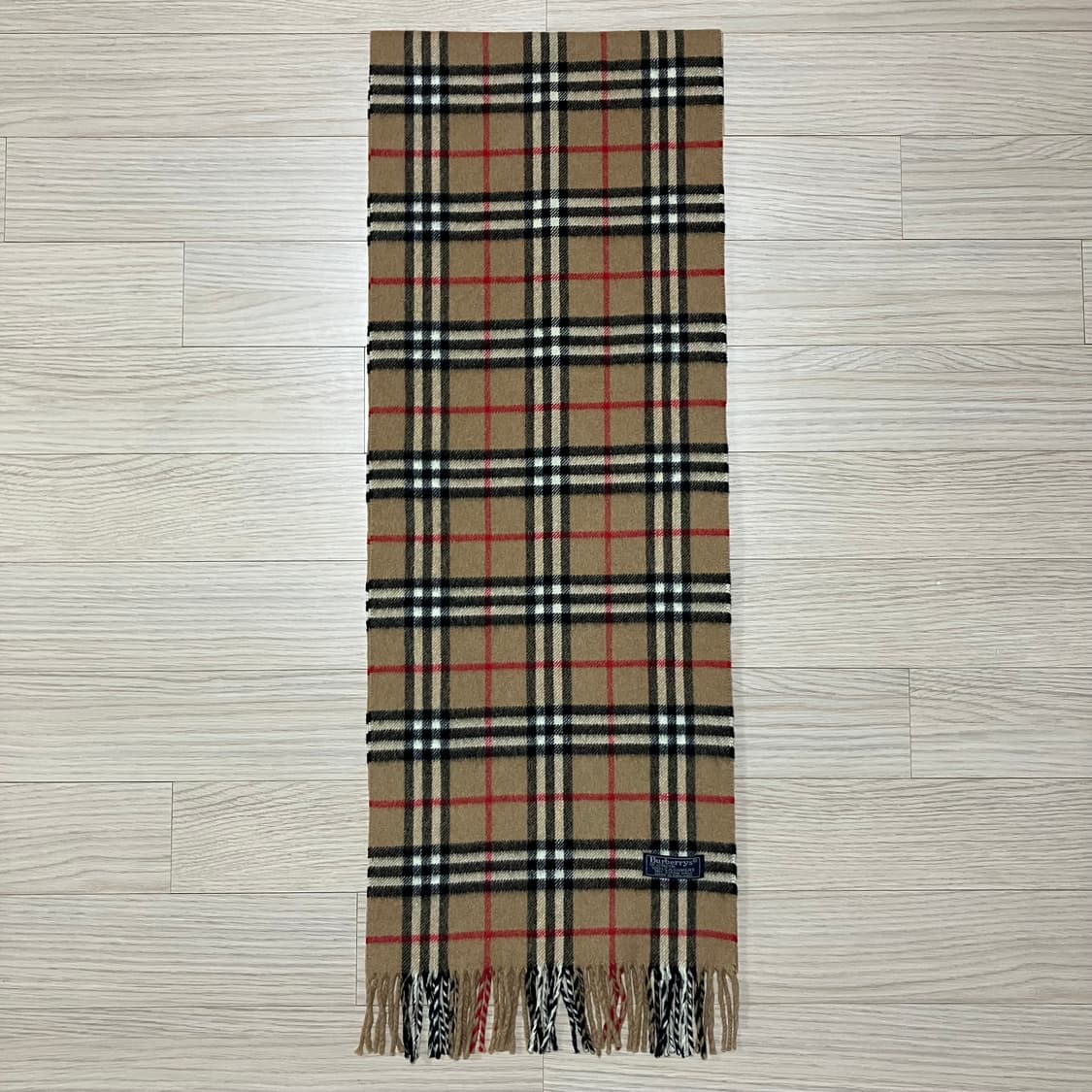 [정품] 버버리 베이지 노바체크 캐시미어 머플러 (burberry) 상품이미지2