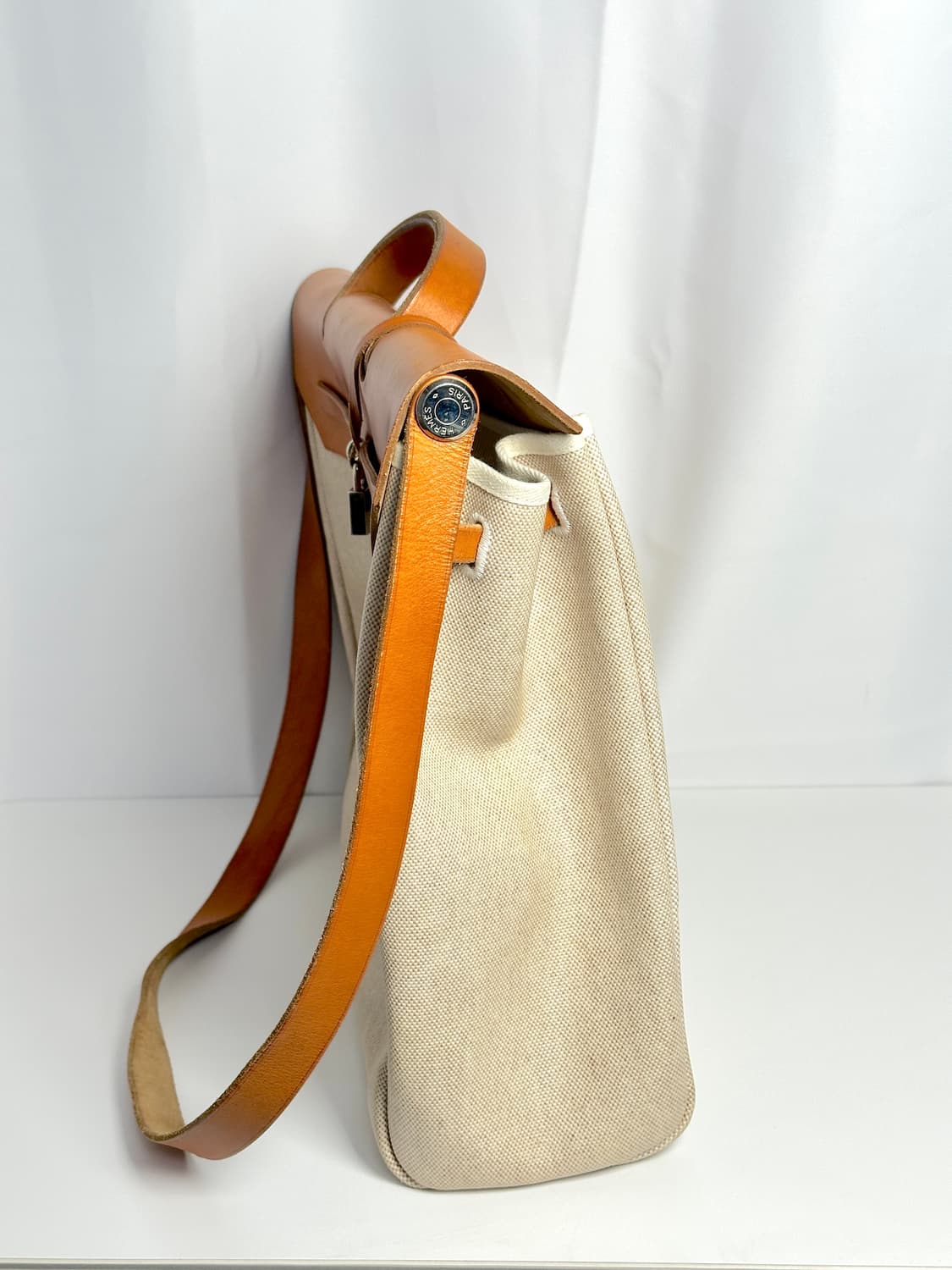 Hermès 에르백(Herbag) 캔버스 & 레더 숄더백 상품이미지5