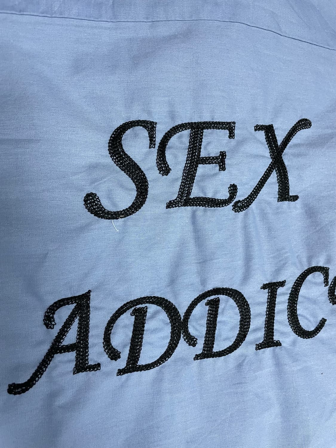 Vtg work shirt SEX ADDICT 상품이미지1