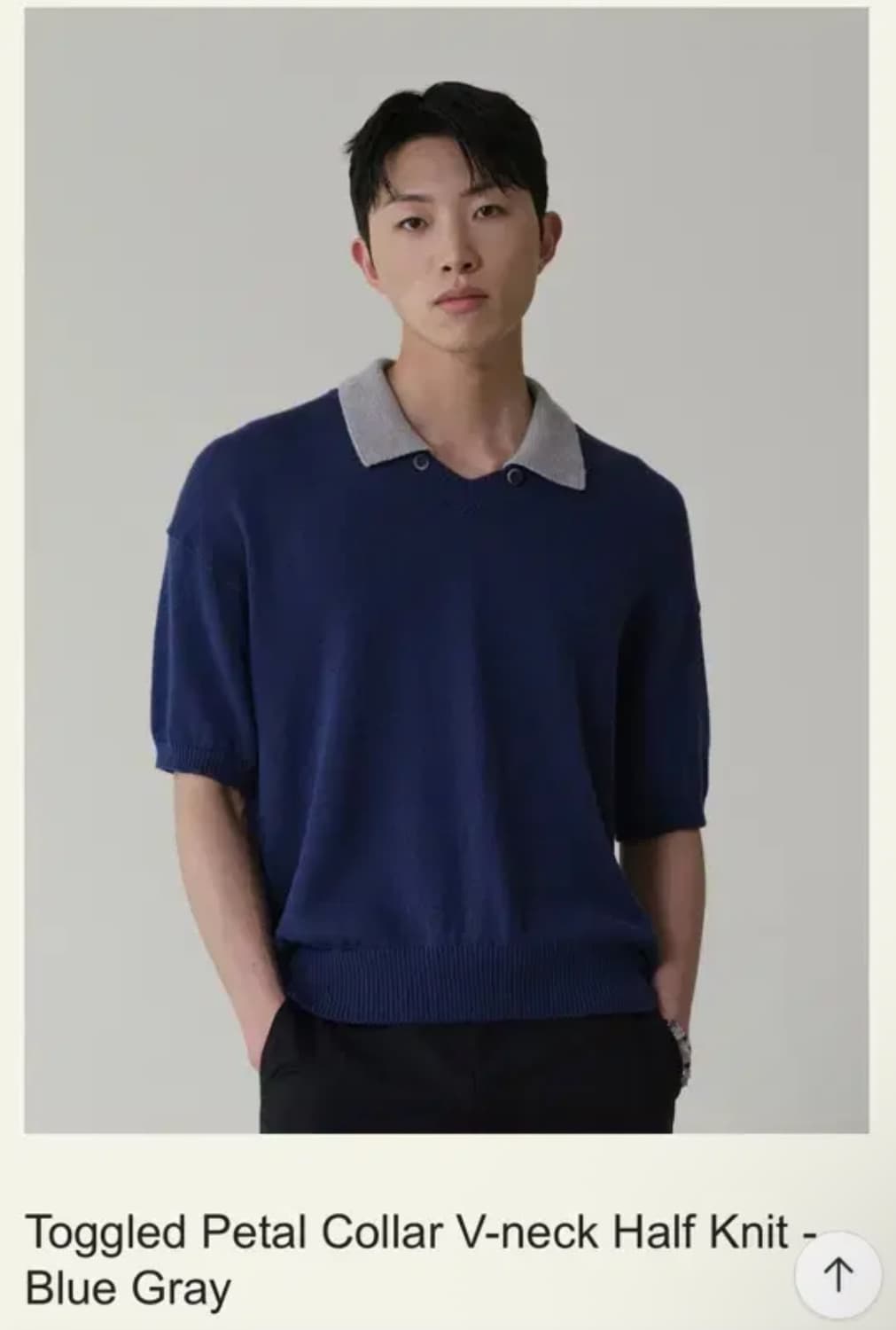 웨이비니스 하프 니트 상품이미지1