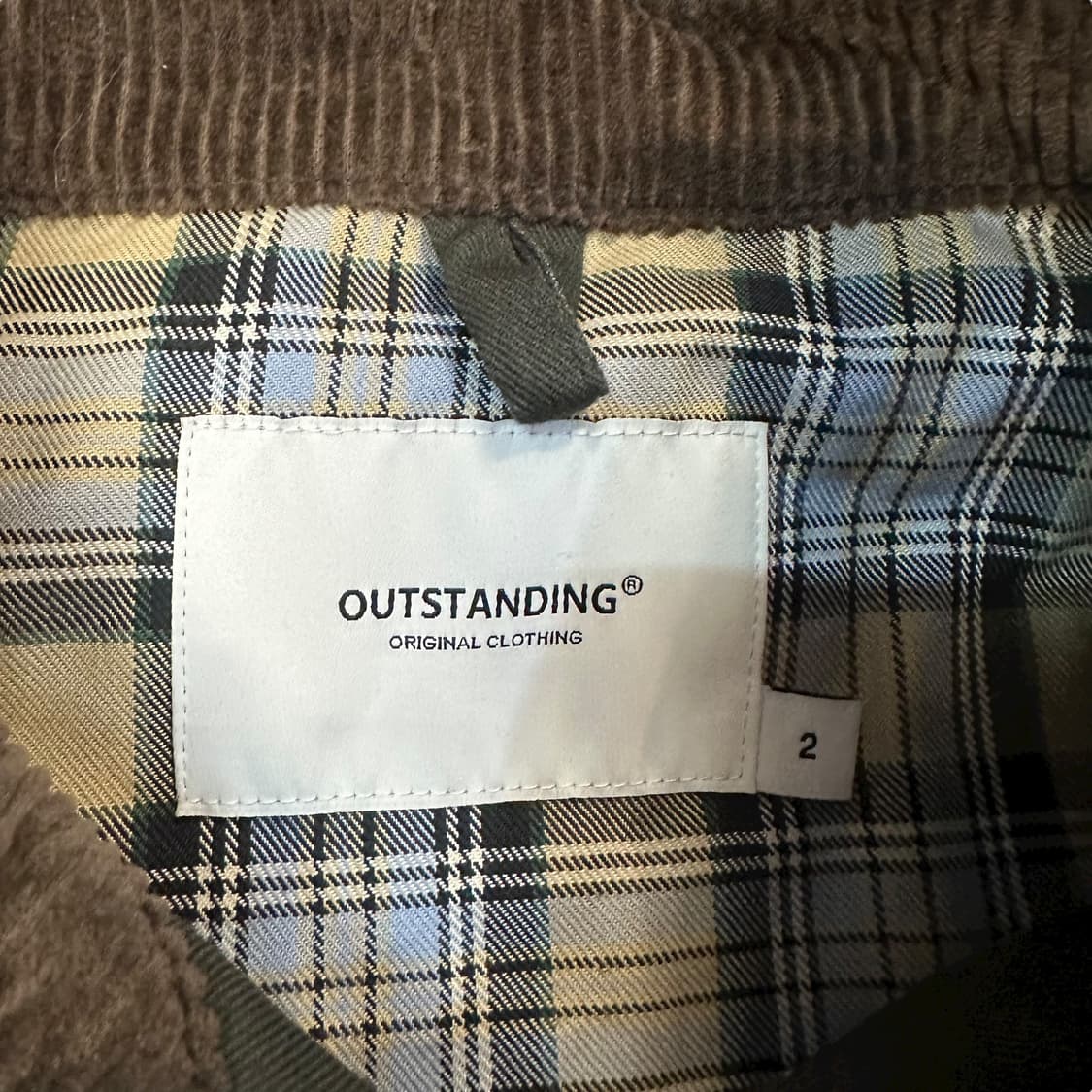 아웃스탠딩 코듀로이 카라 숏 자켓 상품이미지5