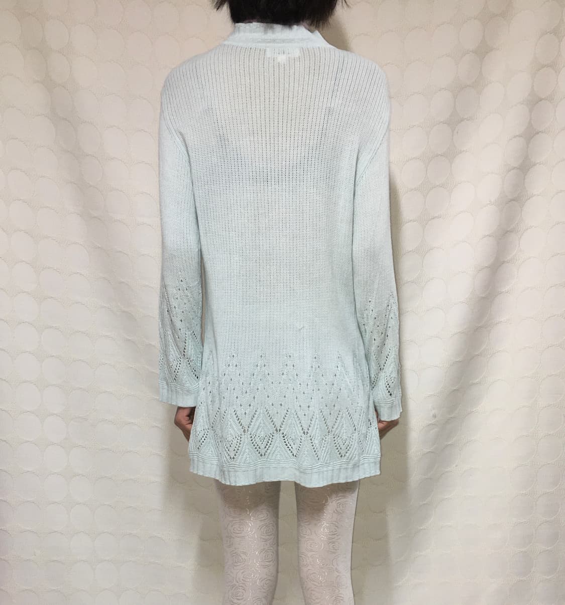 Courreges민트 블루 니트 긴팔 상품이미지3