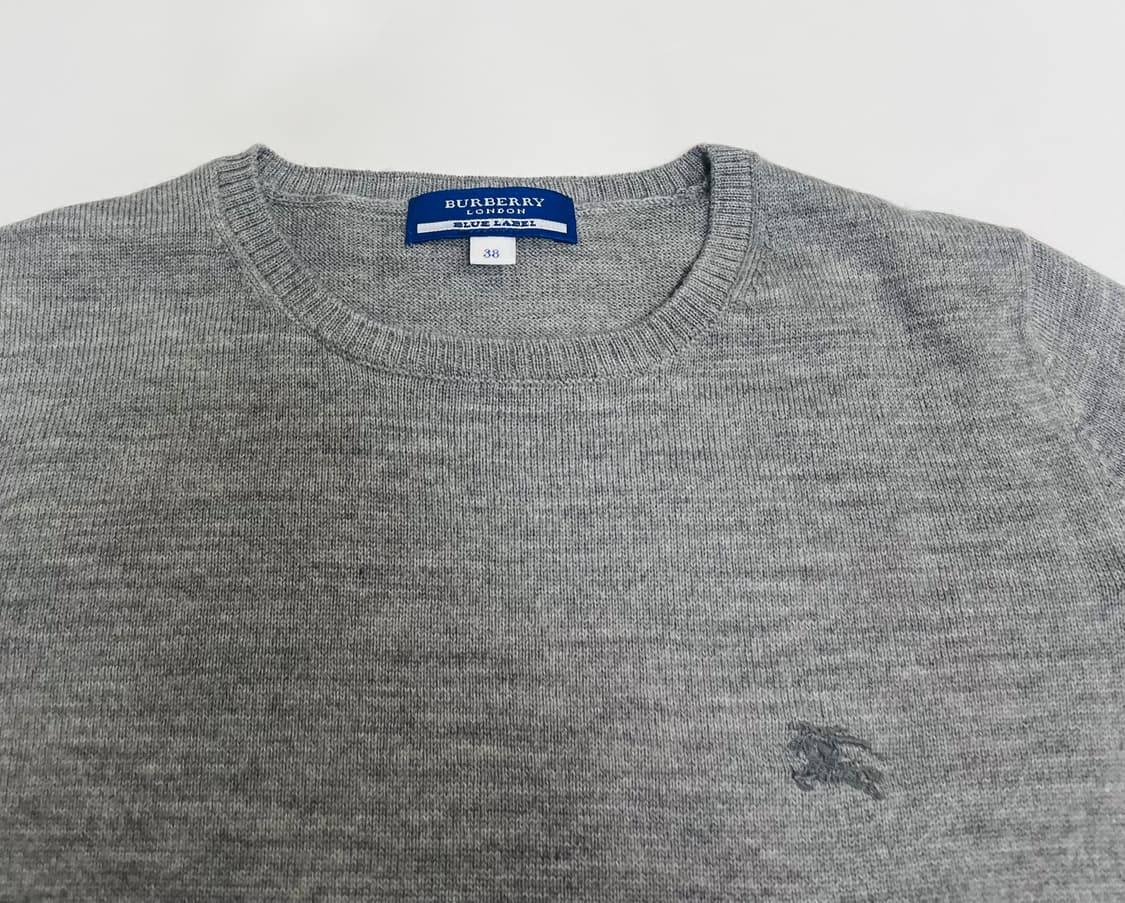 (앙상블 세트)버버리 블루라벨 그레이 가디건 니트 앙상블 세트 상품이미지7