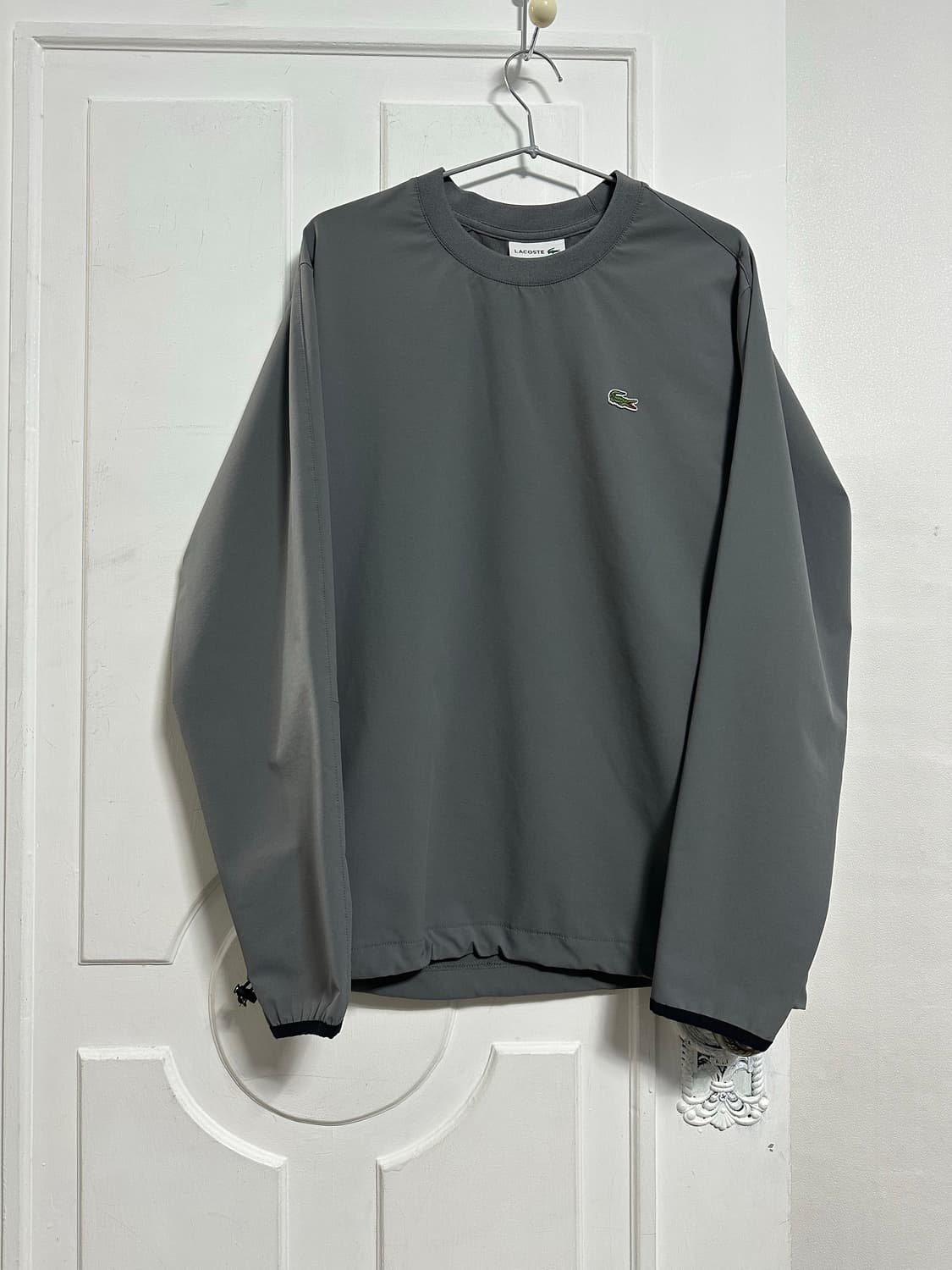 라코스테 나일론 우븐 크루넥 풀오버 상품이미지1