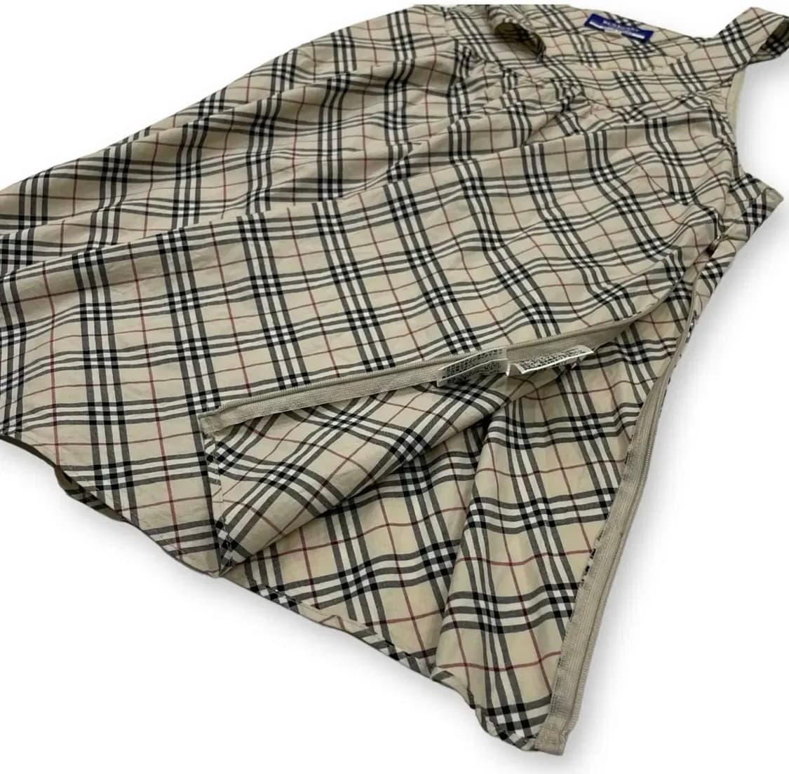 버버리 리본 노바체크 슬리브리스 나시 y2k 상품이미지5