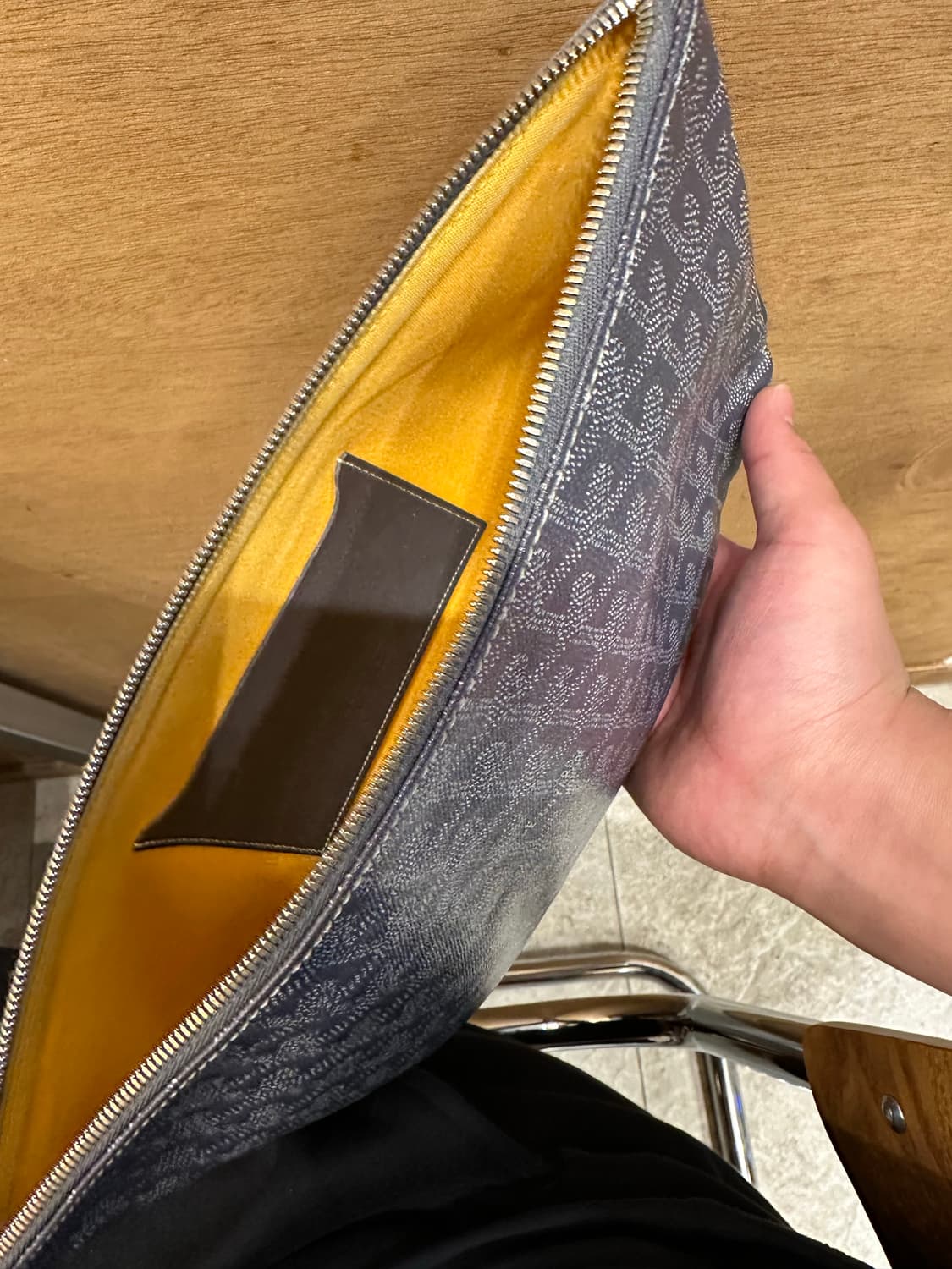 고야드 세나 포쉐트 MM 그레이 상품이미지5