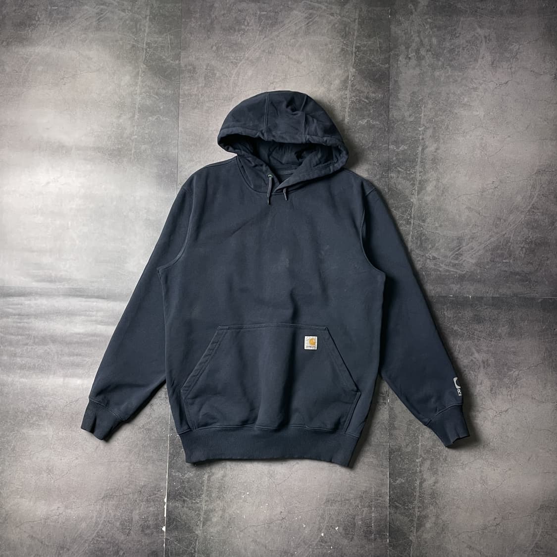 CARHARTT 칼하트 빈티지 네이비 기모 후드티 A00872 상품이미지1