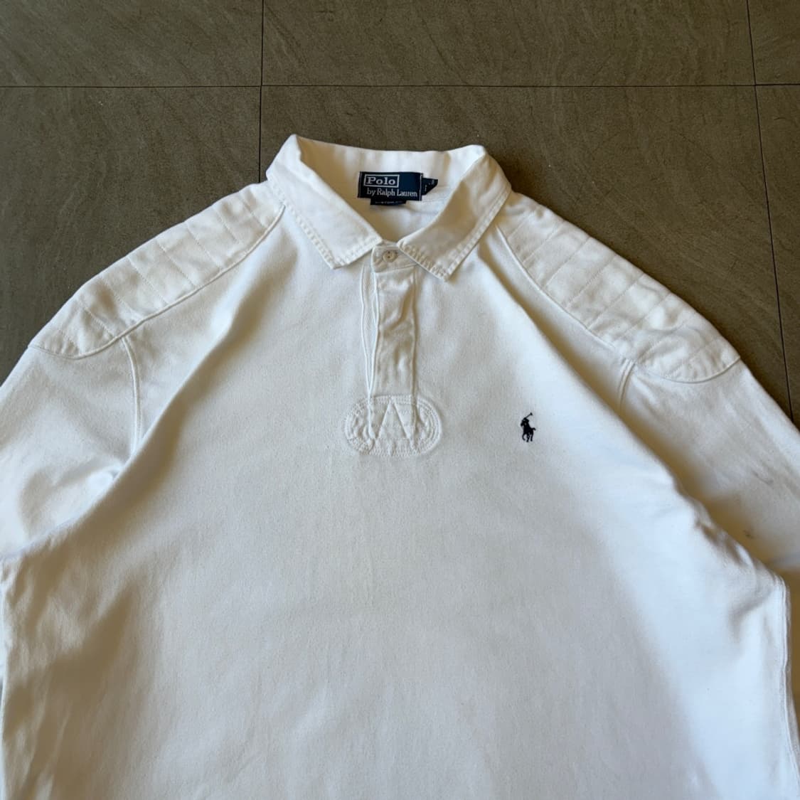 폴로 정품 화이트 럭비 티셔츠 상품이미지3