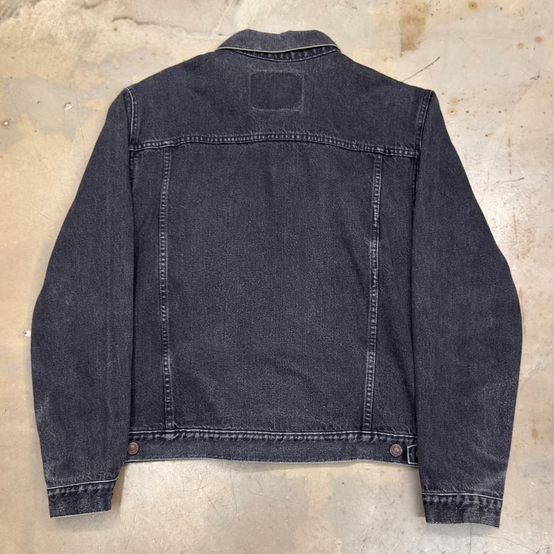 100 90‘s 리바이스 70506 흑청 자켓 상품이미지3