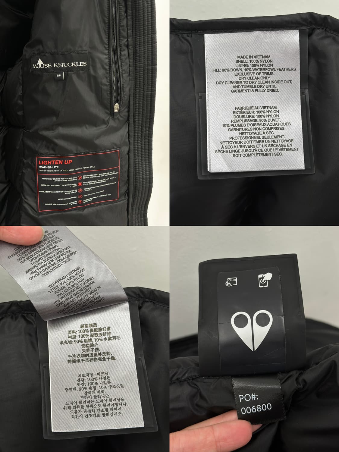 무스너클 마가리 하프 패딩 상품이미지10