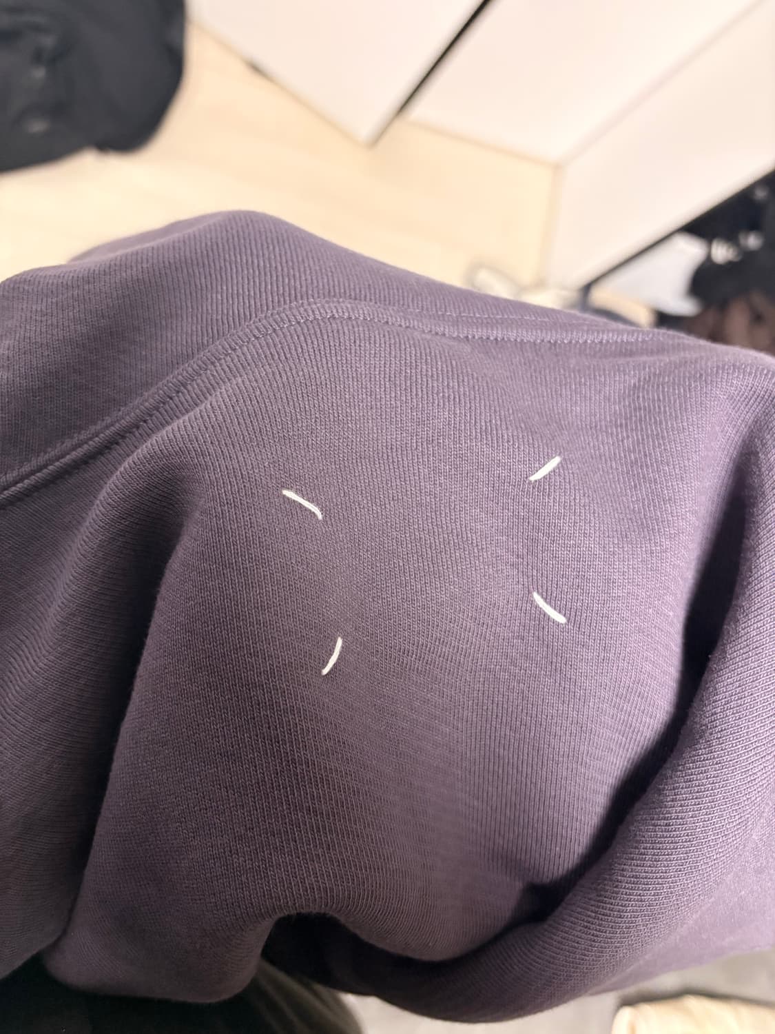 메종 마르지엘라 4 스티치 후드 바이올렛 L사이즈 상품이미지7