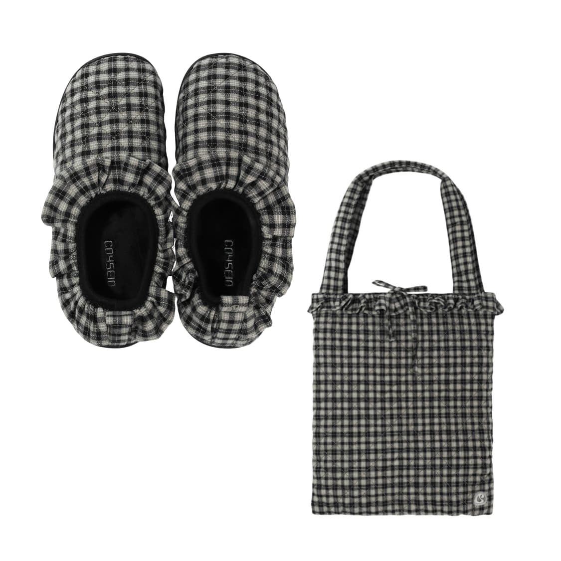 코이세이오 스부 체크 패딩 슈즈 0사이즈 상품이미지1