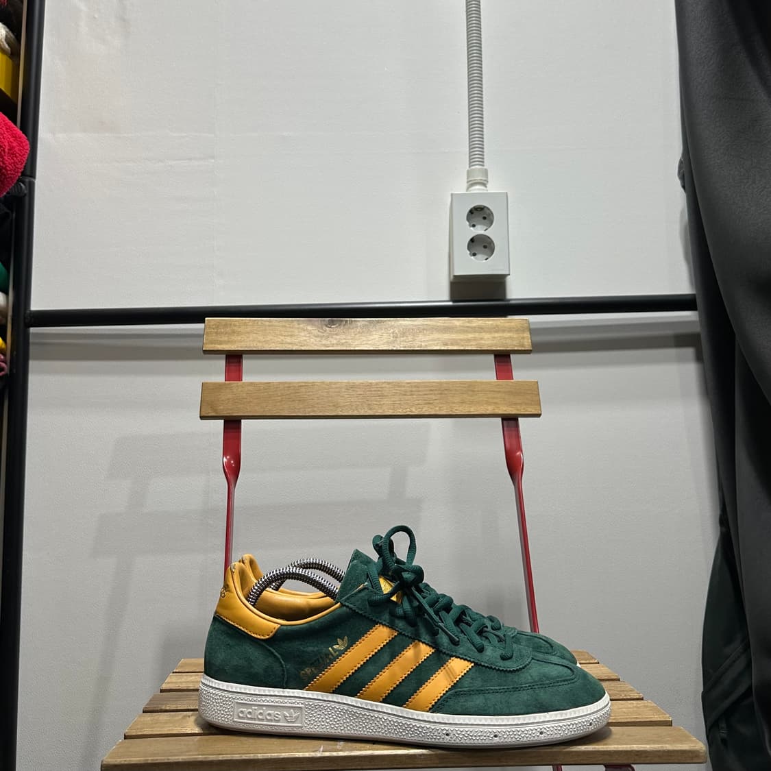 270) 아디다스 운동화 남성 남자 신발 스페지알 그린/골드 스웨이드 상품이미지1