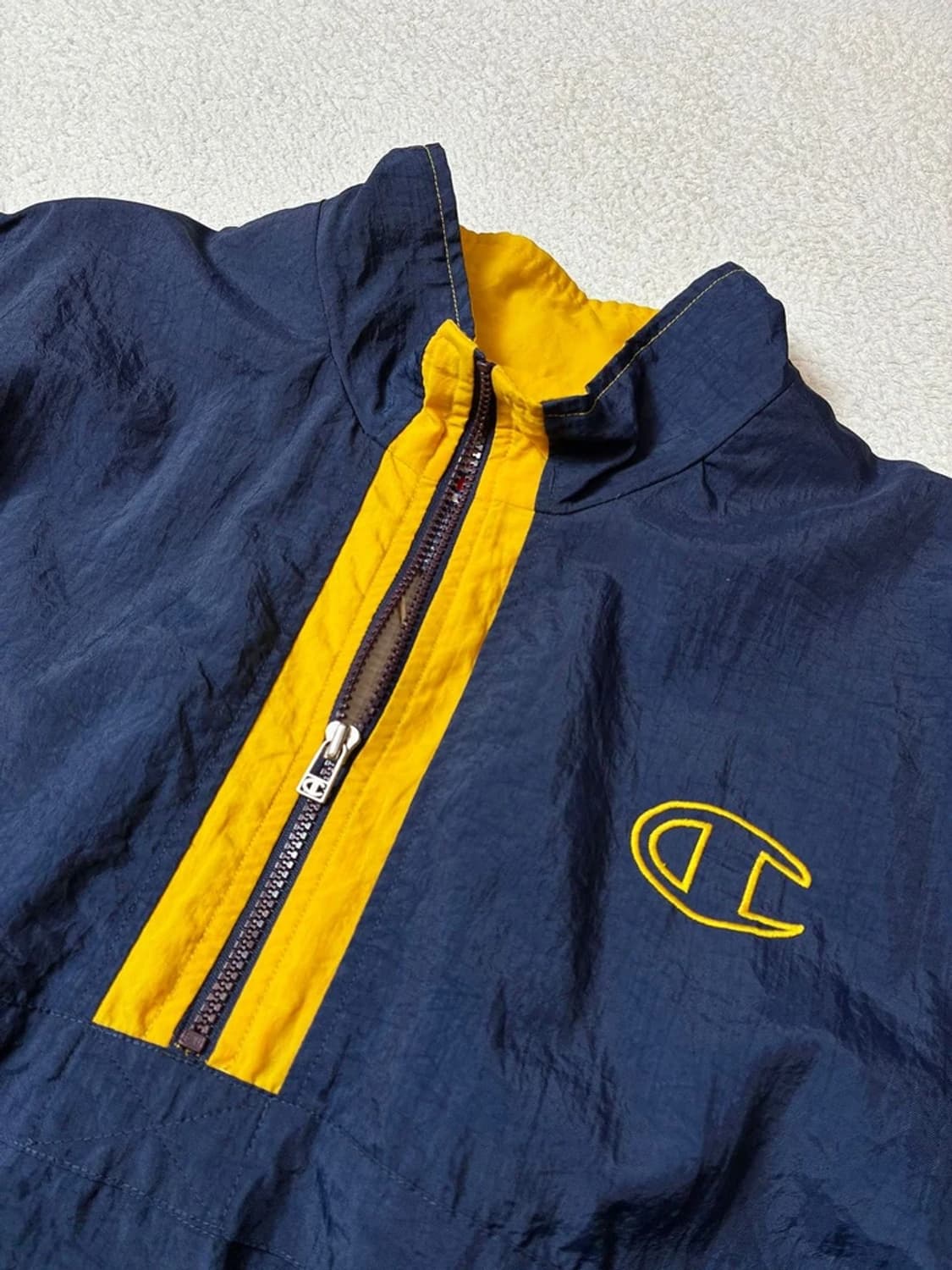 챔피온 90's 하프집 오버핏 웜업 자켓 PN7178 상품이미지3