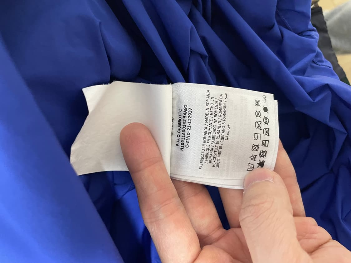 [3] 몽클레어 블루 컬러 푸지오 바람막이 후드자켓 상품이미지8